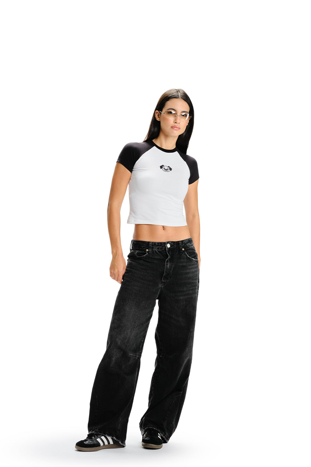 Pawsy Raglan Sleeves Baby Tee