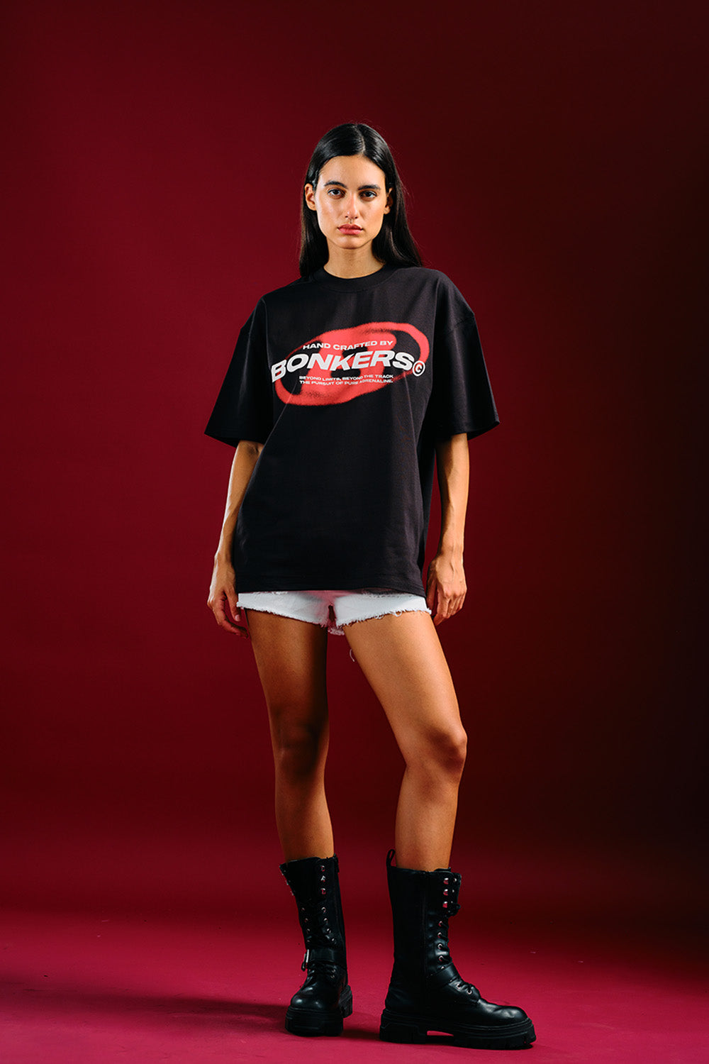 Project: Bonkers Black Oversized T-shirt