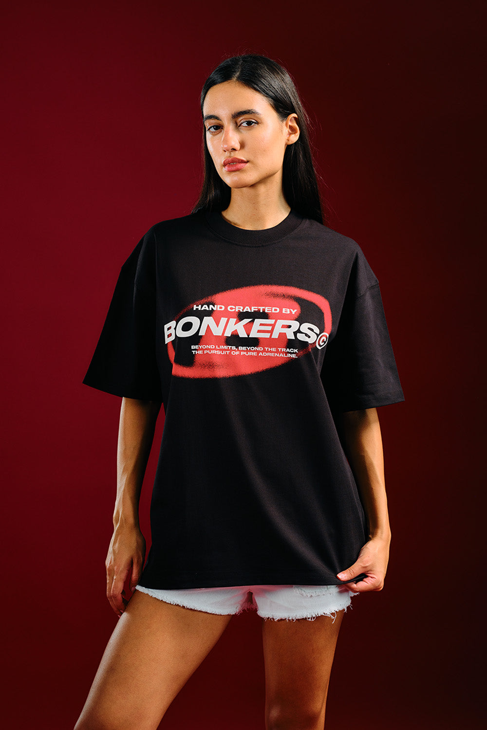 Project: Bonkers Black Oversized T-shirt