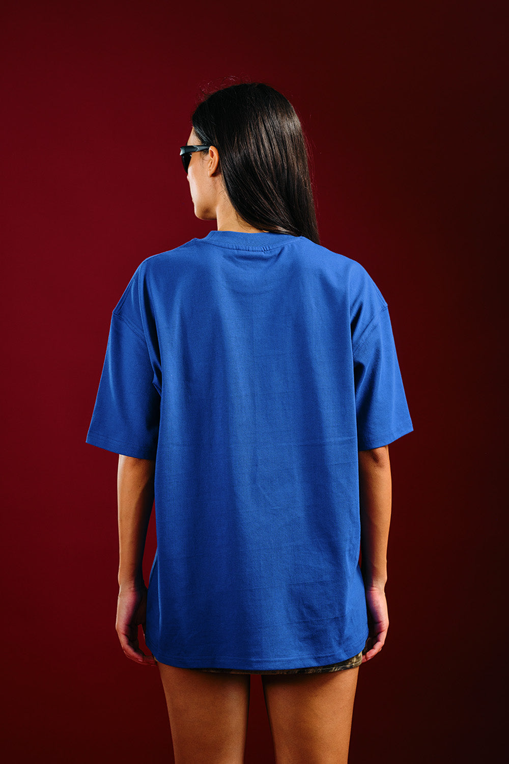 Project: Bonkers Blue Oversized T-shirt