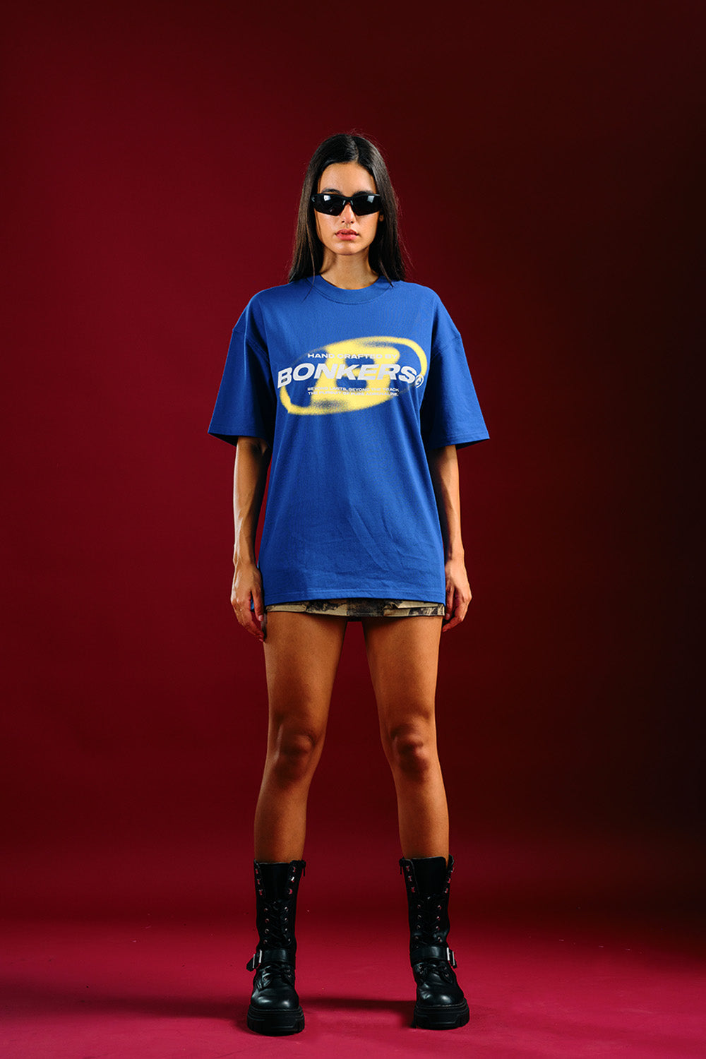 Project: Bonkers Blue Oversized T-shirt