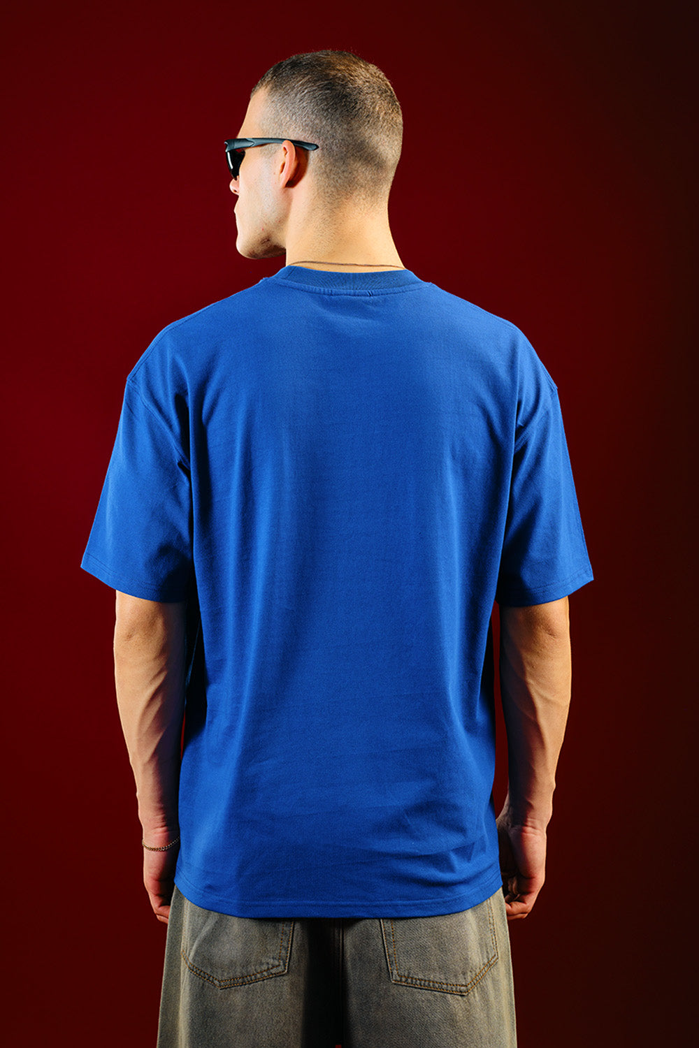 Project: Bonkers Blue Oversized T-shirt