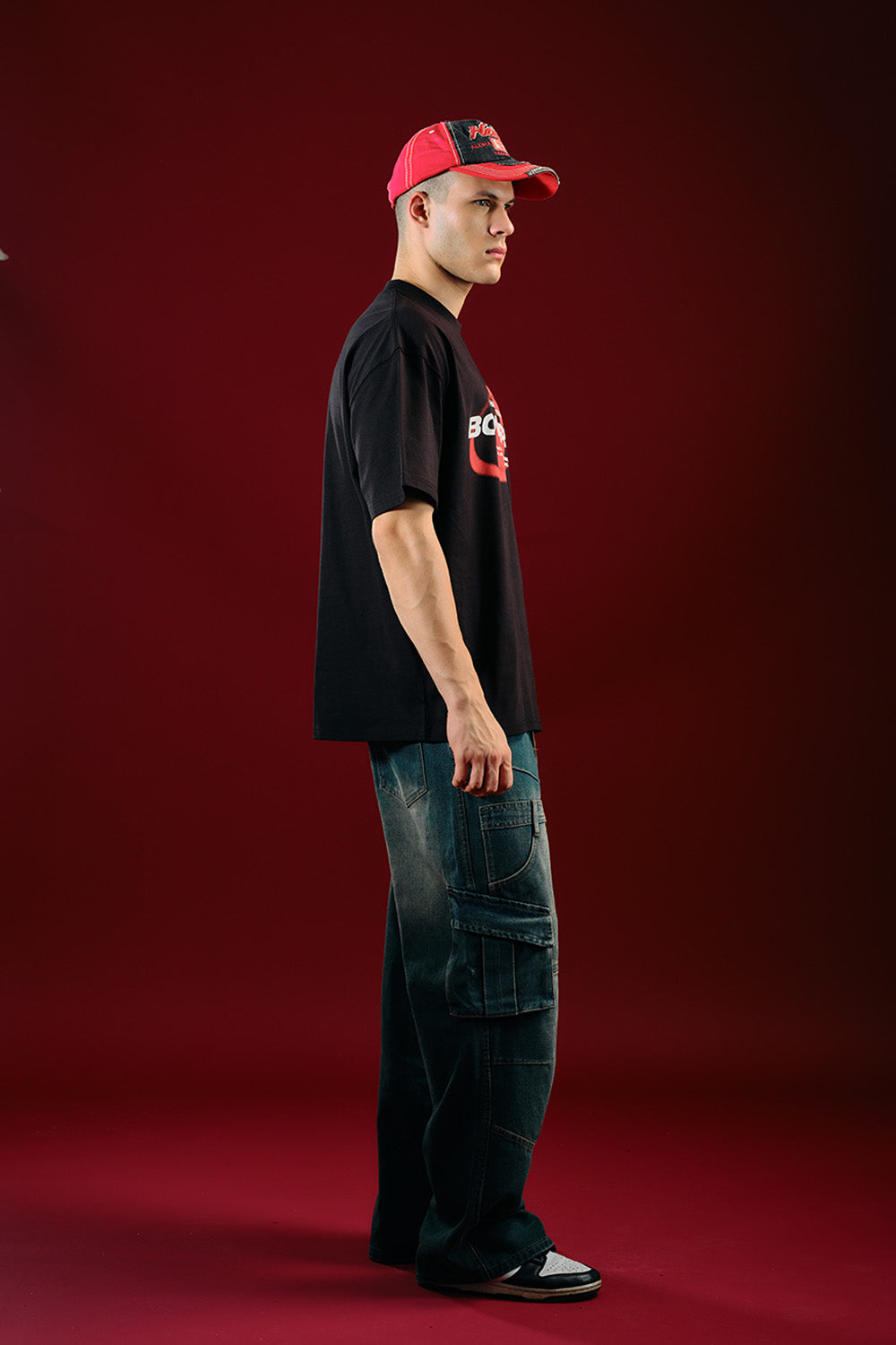 Project: Bonkers Black Oversized T-shirt