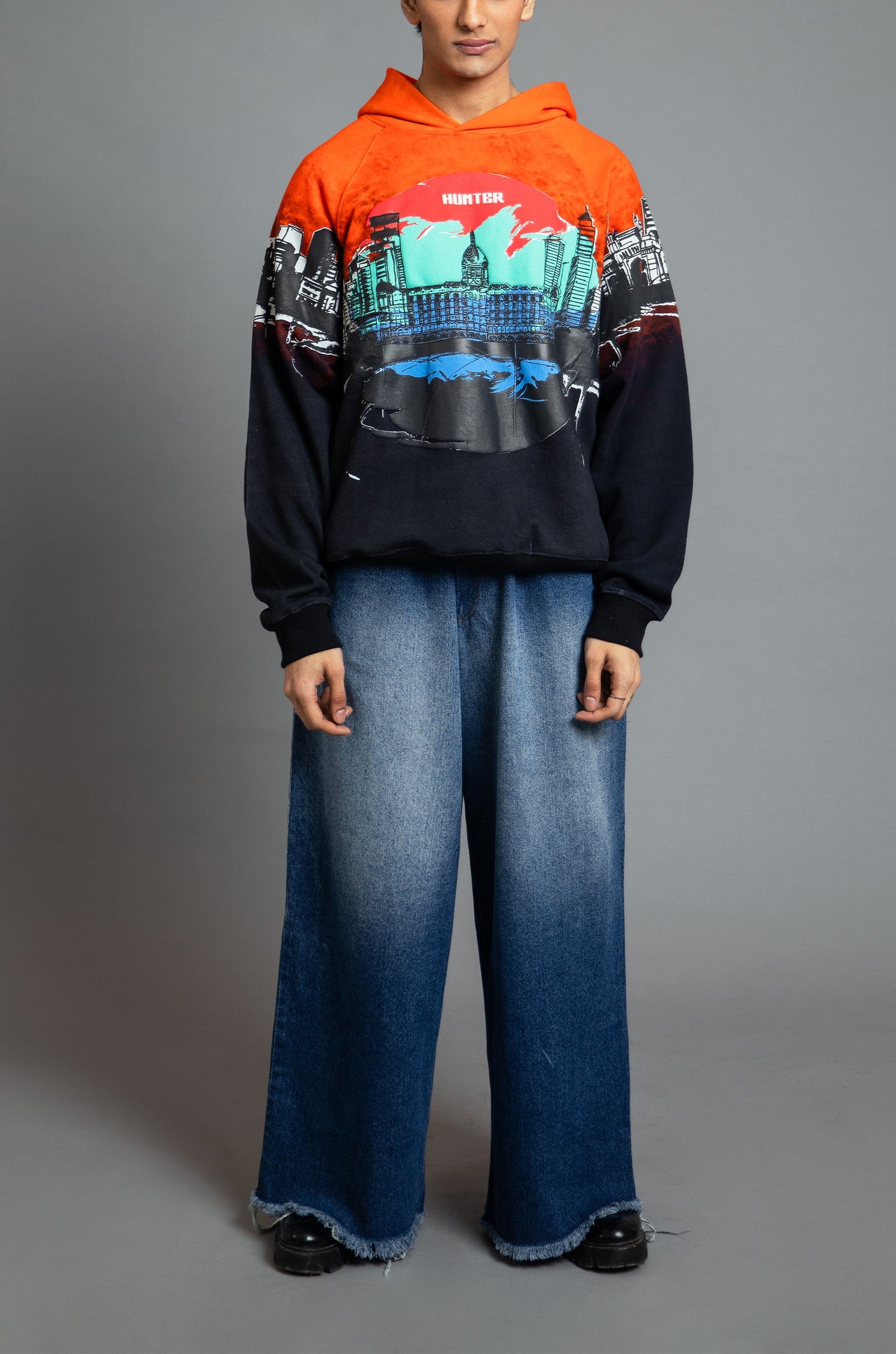 Royal Enfield Hunter 350 x HUEMN Hoodie (Ombre)