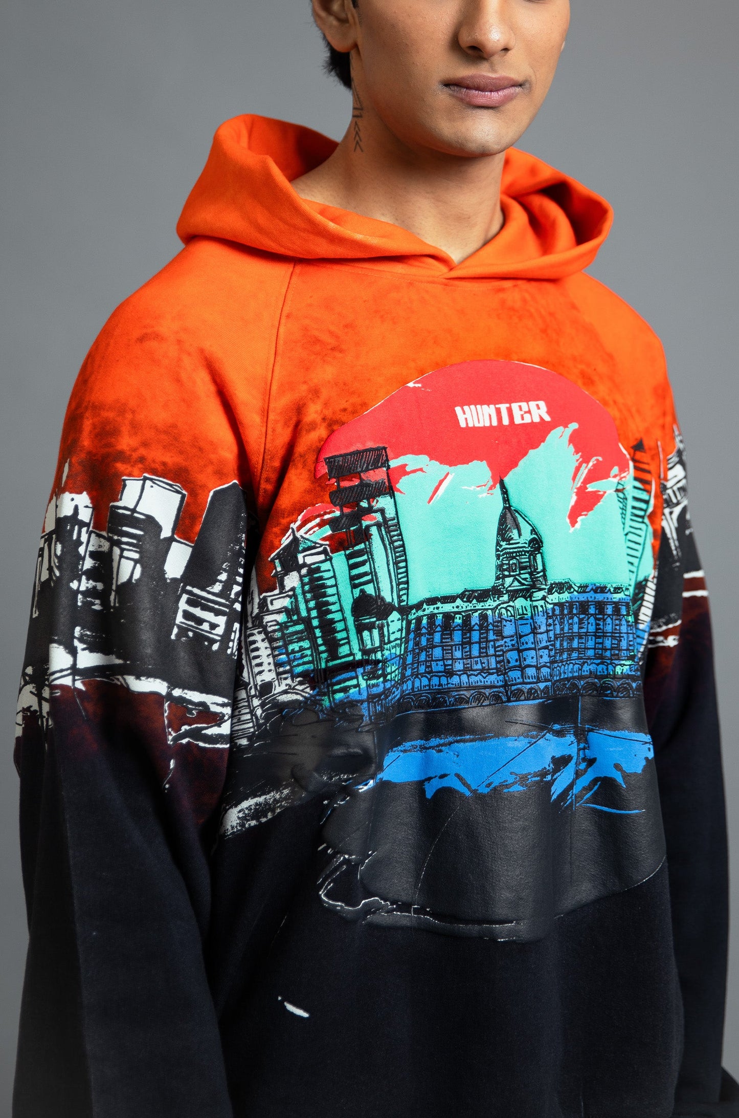 Royal Enfield Hunter 350 x HUEMN Hoodie (Ombre)