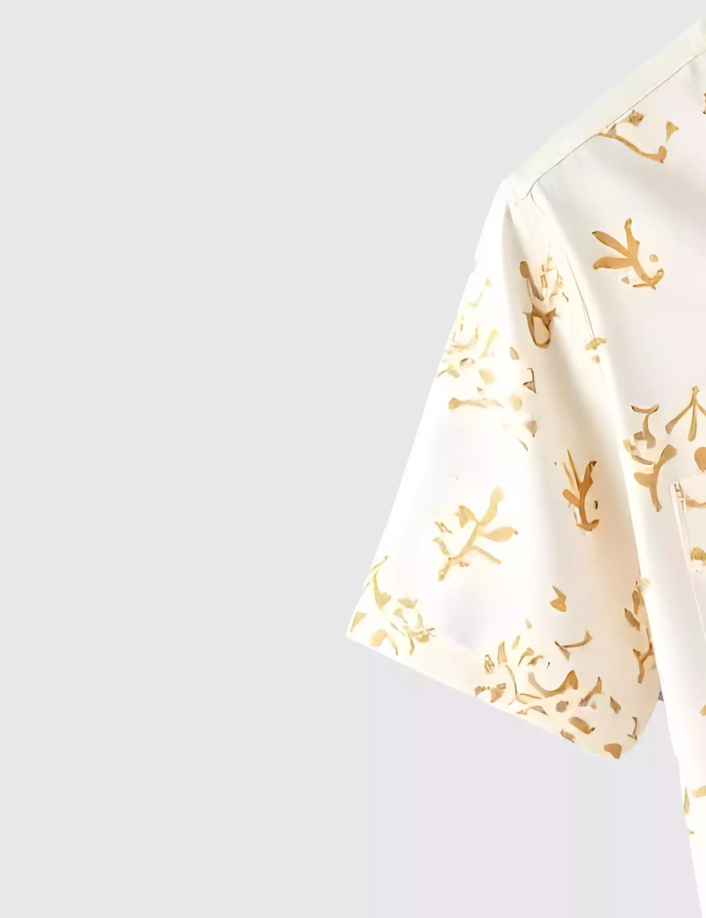 Summer Brown Patch Men's Shirt Half Sleeves Exclusive Summer Edition - Prime Fitz