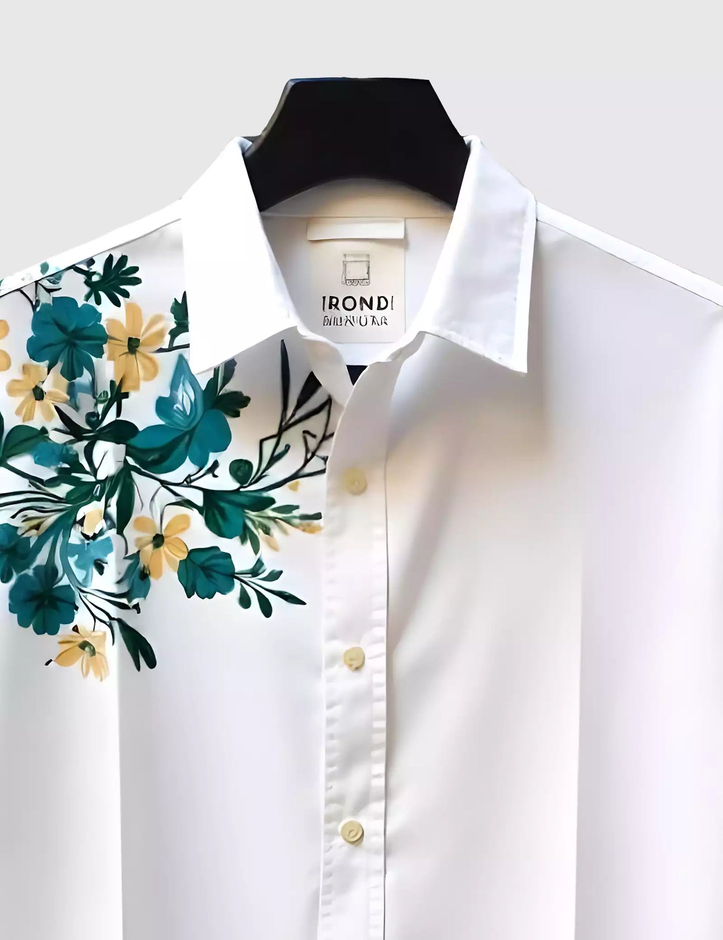 Flower on Corner Men's Shirt Half Sleeves Exclusive Summer Edition - Prime Fitz