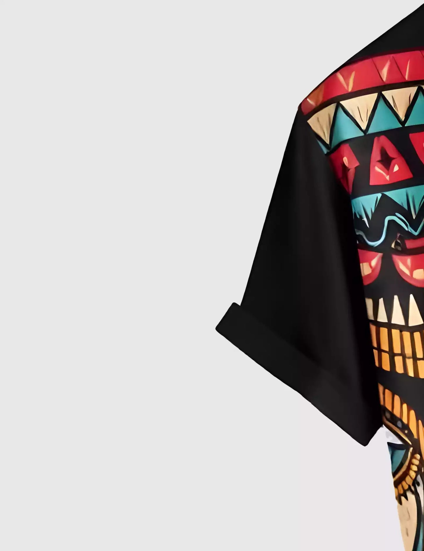 Half Face Printed Men's Shirt Half Sleeves Exclusive Summer Edition - Prime Fitz