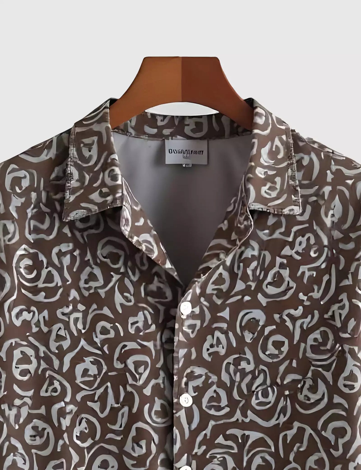 Illusion Printed Black Color Men's Shirt Half Sleeves Exclusive Summer Edition - Prime Fitz