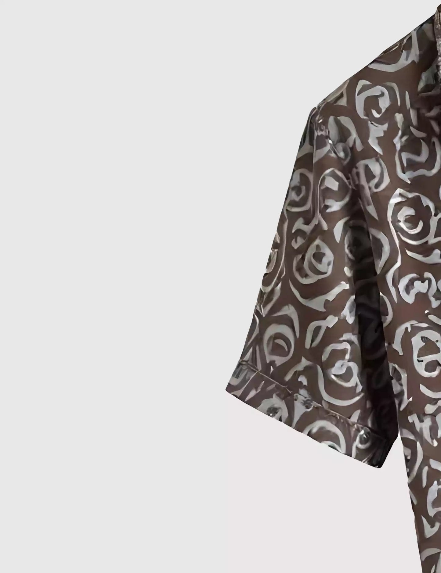 Illusion Printed Black Color Men's Shirt Half Sleeves Exclusive Summer Edition - Prime Fitz