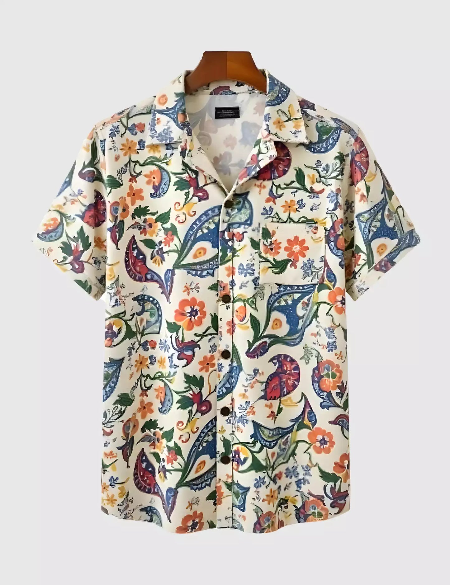 Multi Graffitty Printed Men's Shirt Half Sleeves Exclusive Summer Edition - Prime Fitz