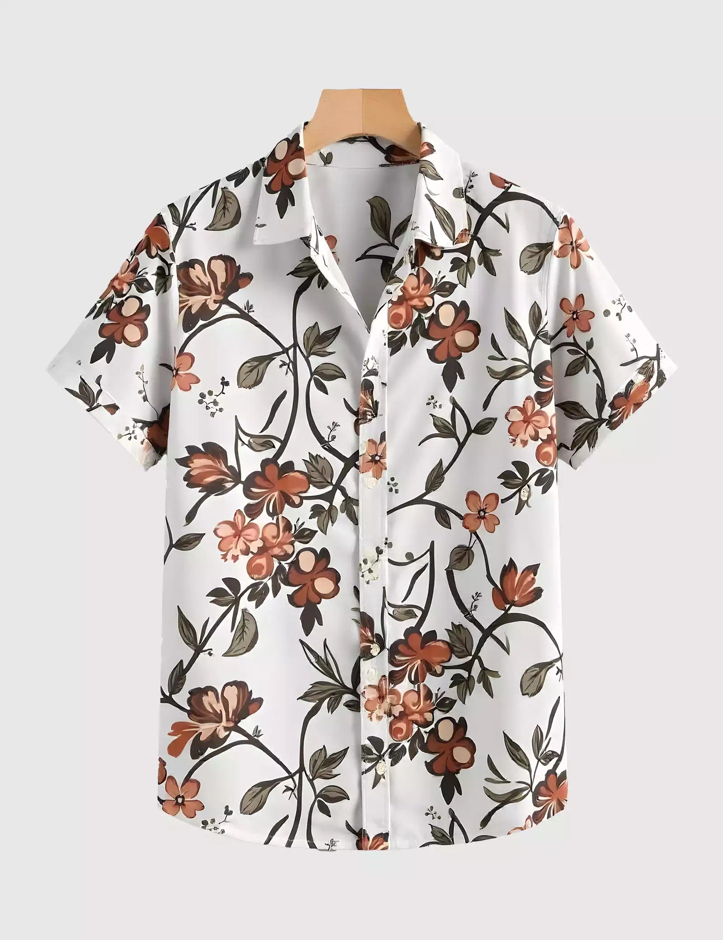 Tulip Printed Men's Shirt Half Sleeves Exclusive Summer Edition - Prime Fitz