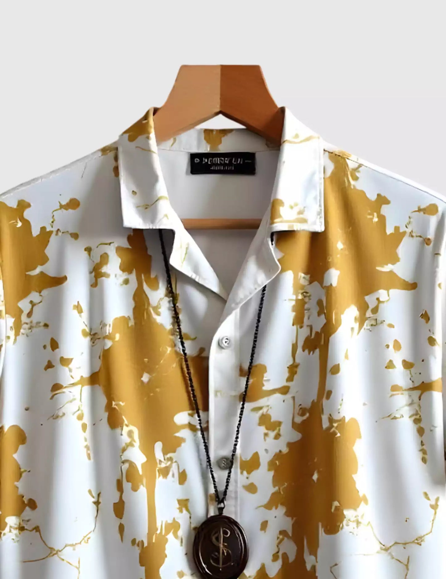 Yellow Splash Men's Shirt Half Sleeves Exclusive Summer Edition - Prime Fitz