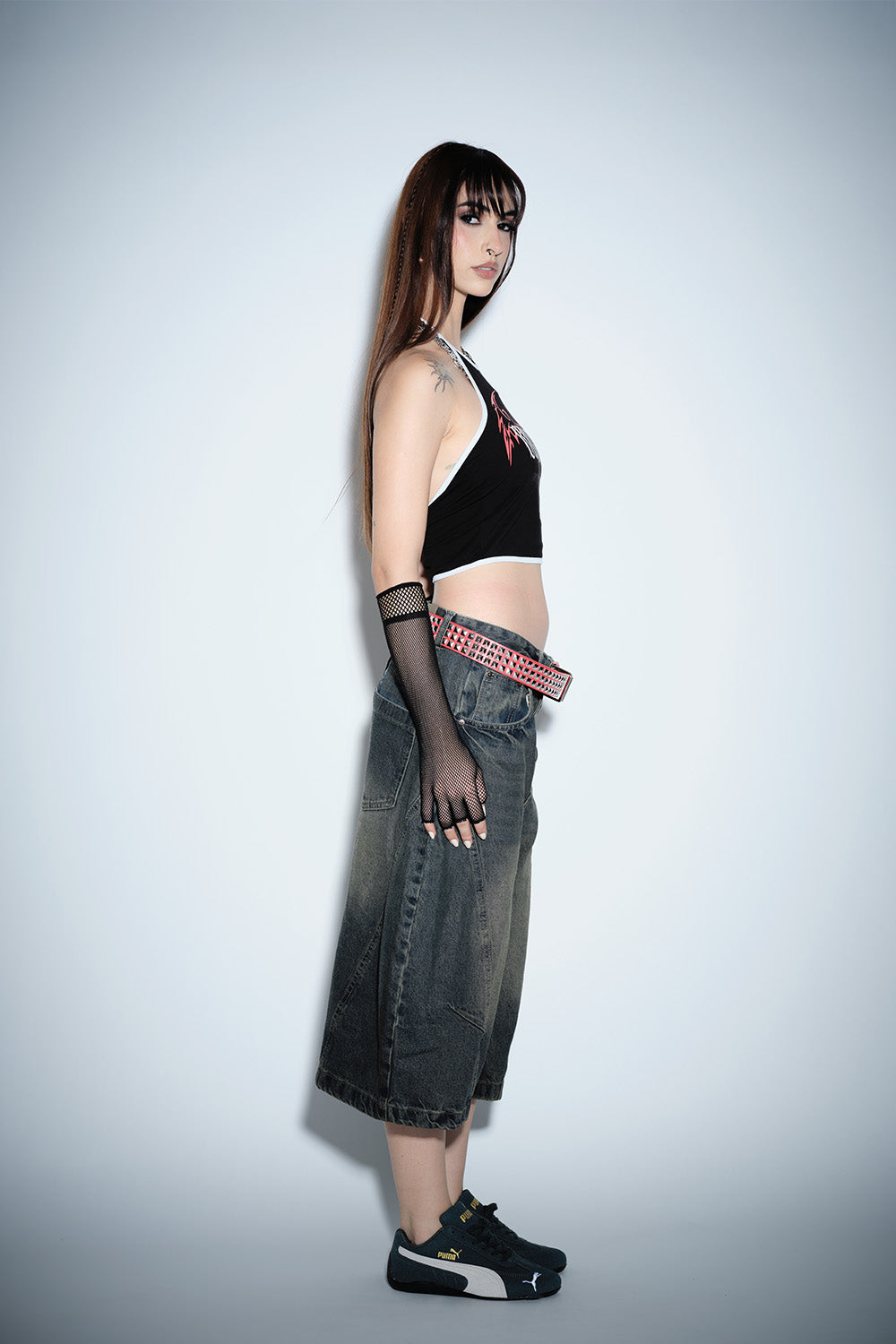 Scar Glyph Halter Neck Top