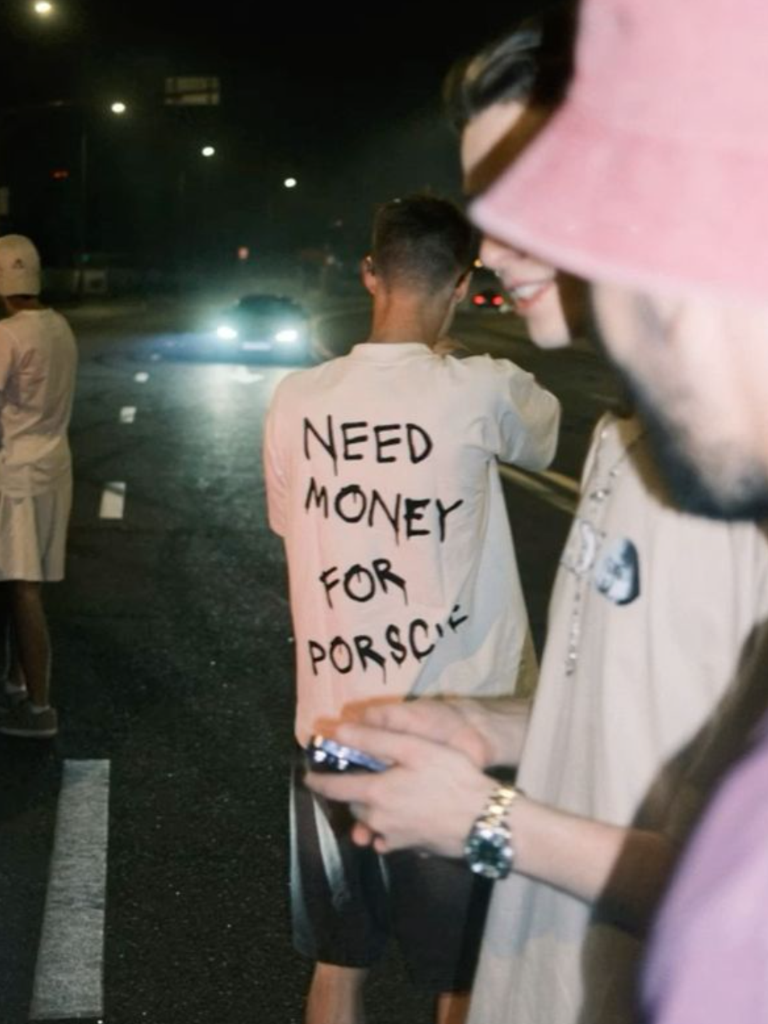 "Need Money for Porsche" Oversized Tee - Prime Fitz