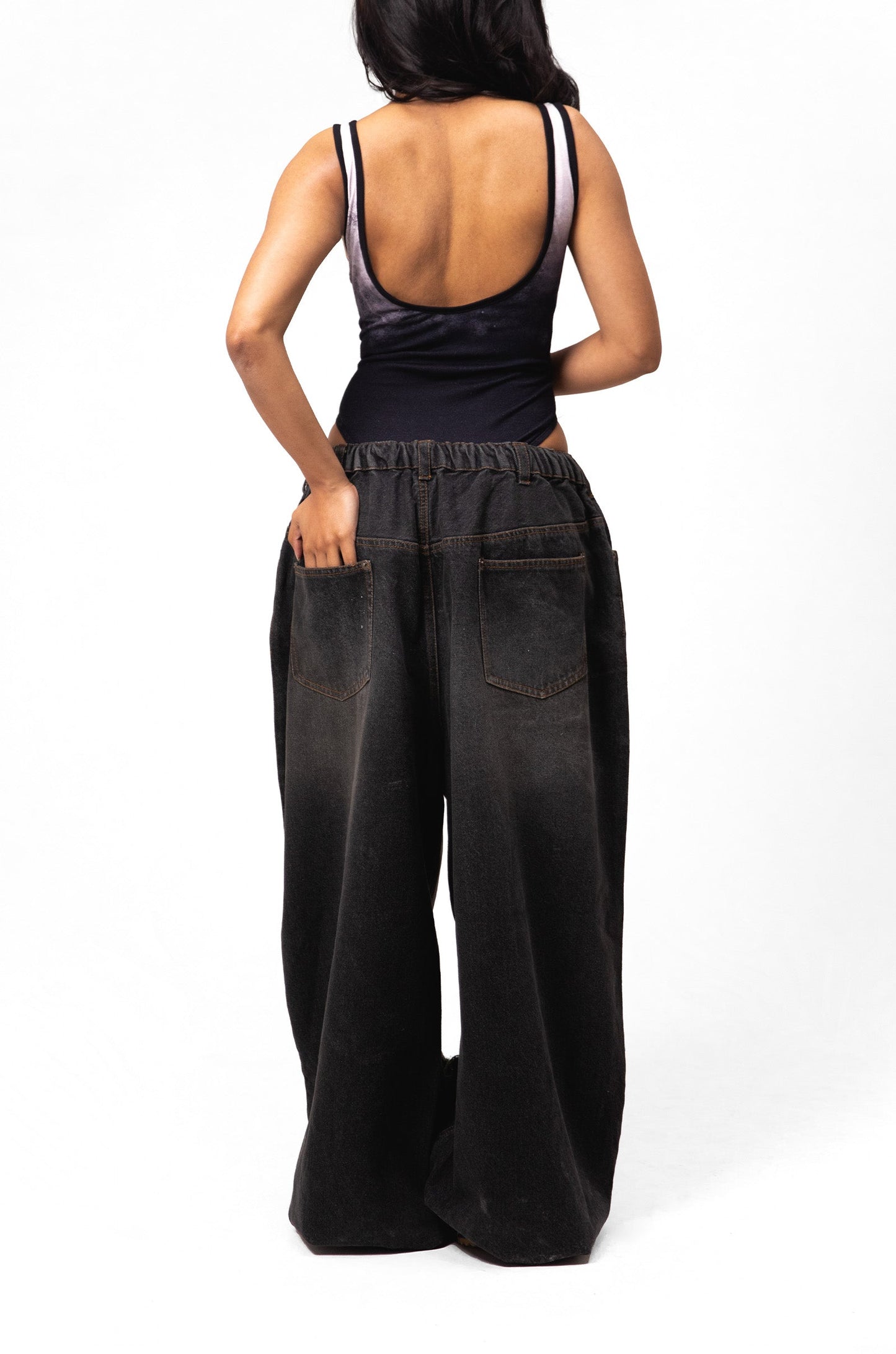 HUEMN Skull Bodysuit