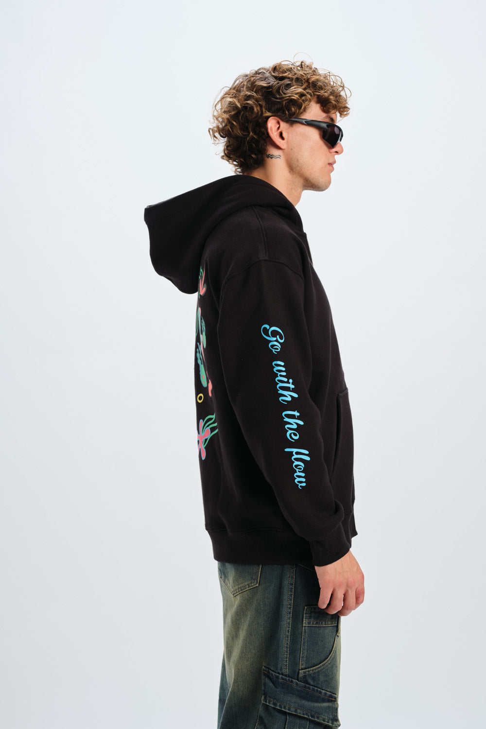 SpongeBob Embroidered Zipper Jacket