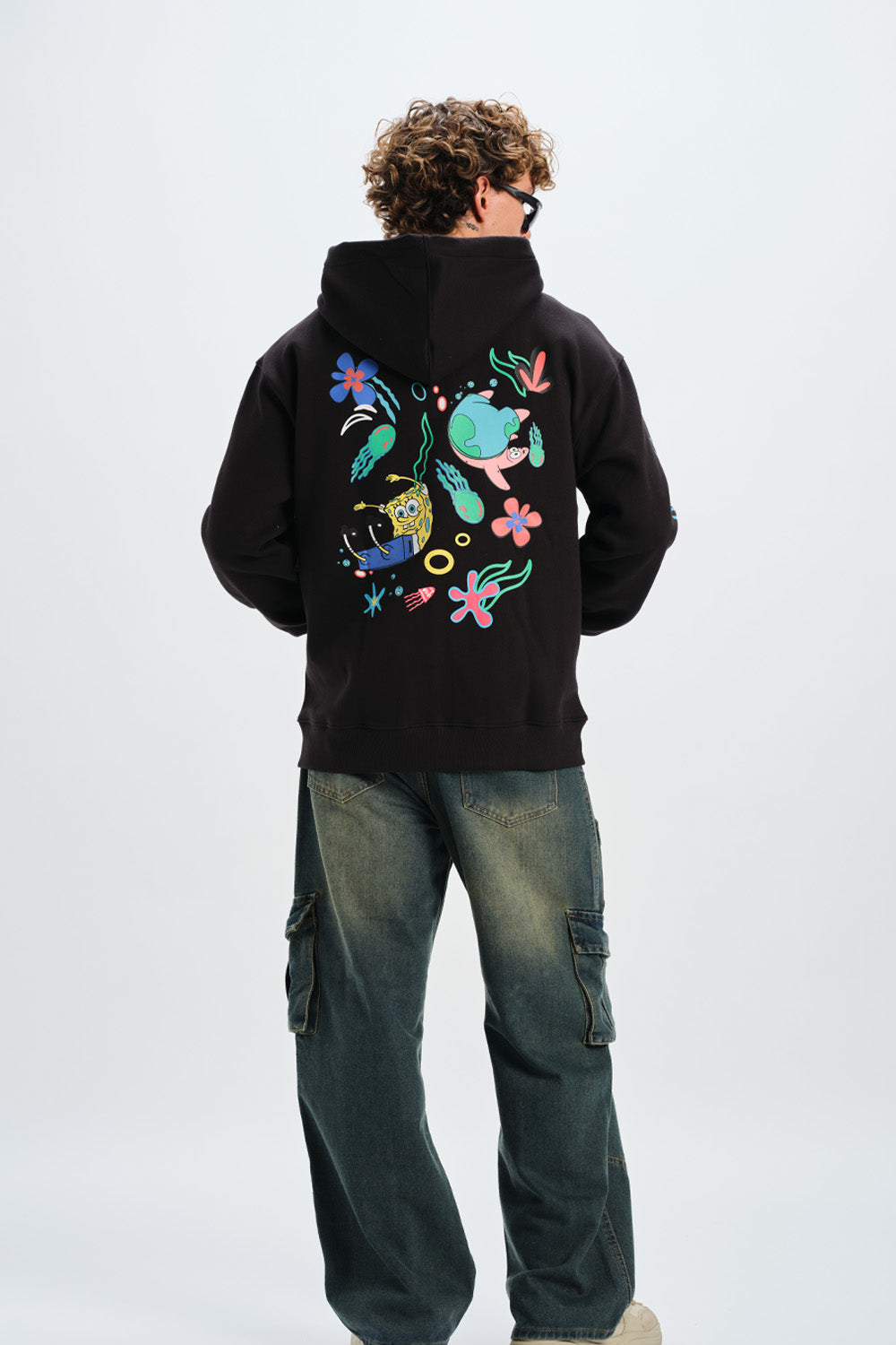 SpongeBob Embroidered Zipper Jacket