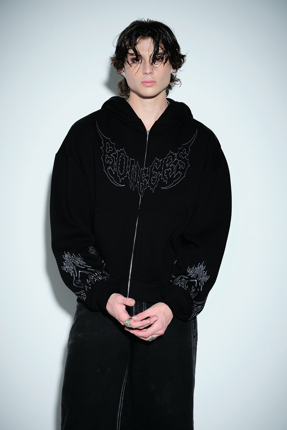 Static Burn Zipper Jacket