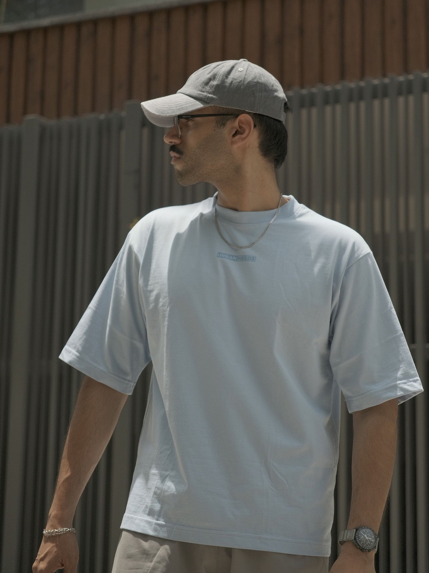 Everyday Oversized Tee - Sky Blue