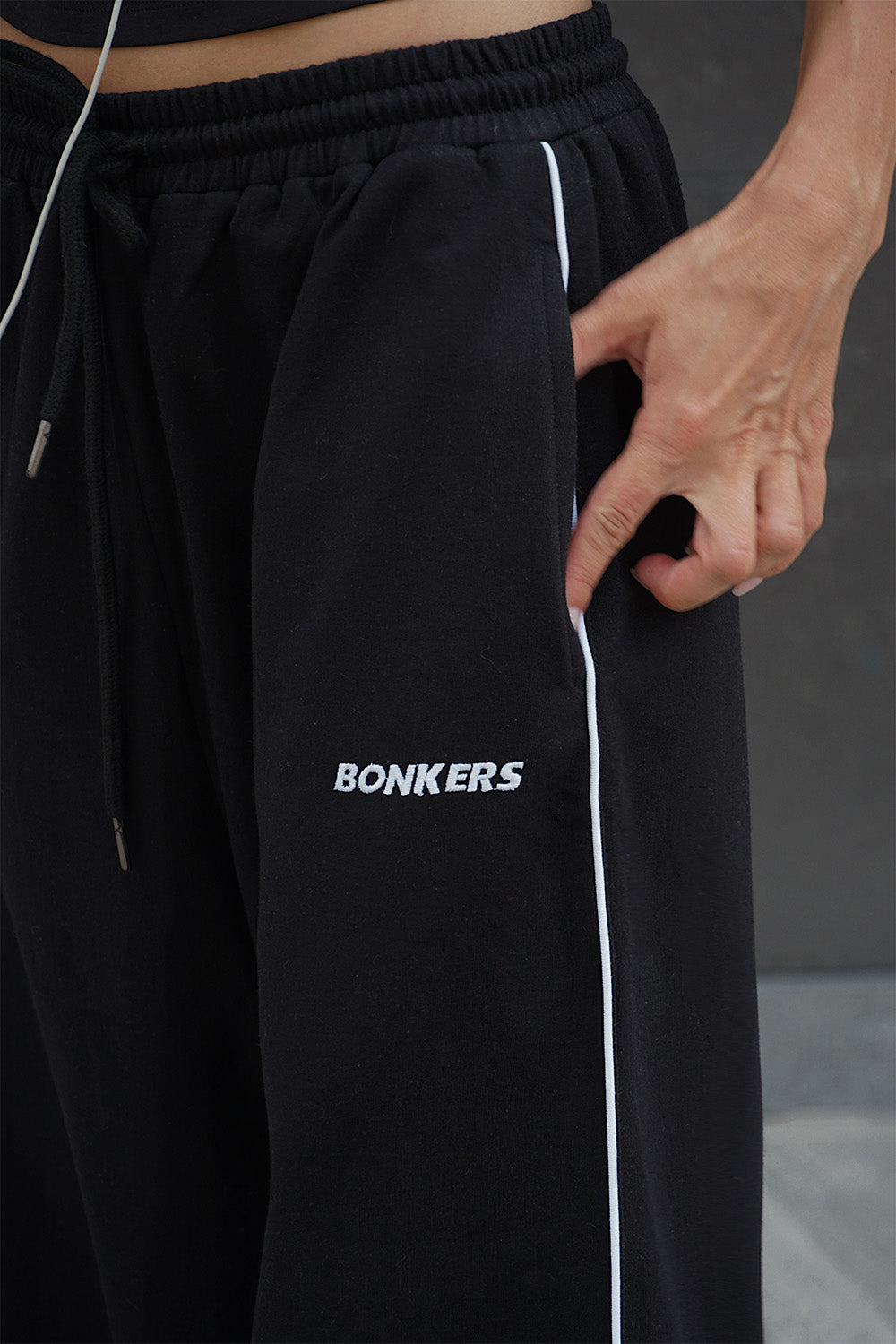 Side Stripe Wide Leg Joggers