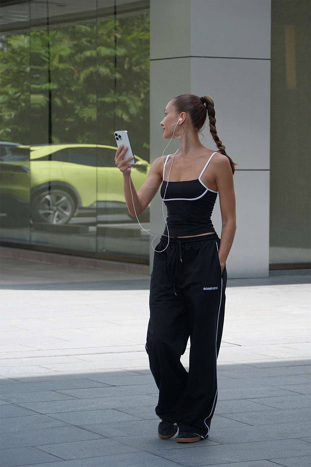 Side Stripe Wide Leg Joggers