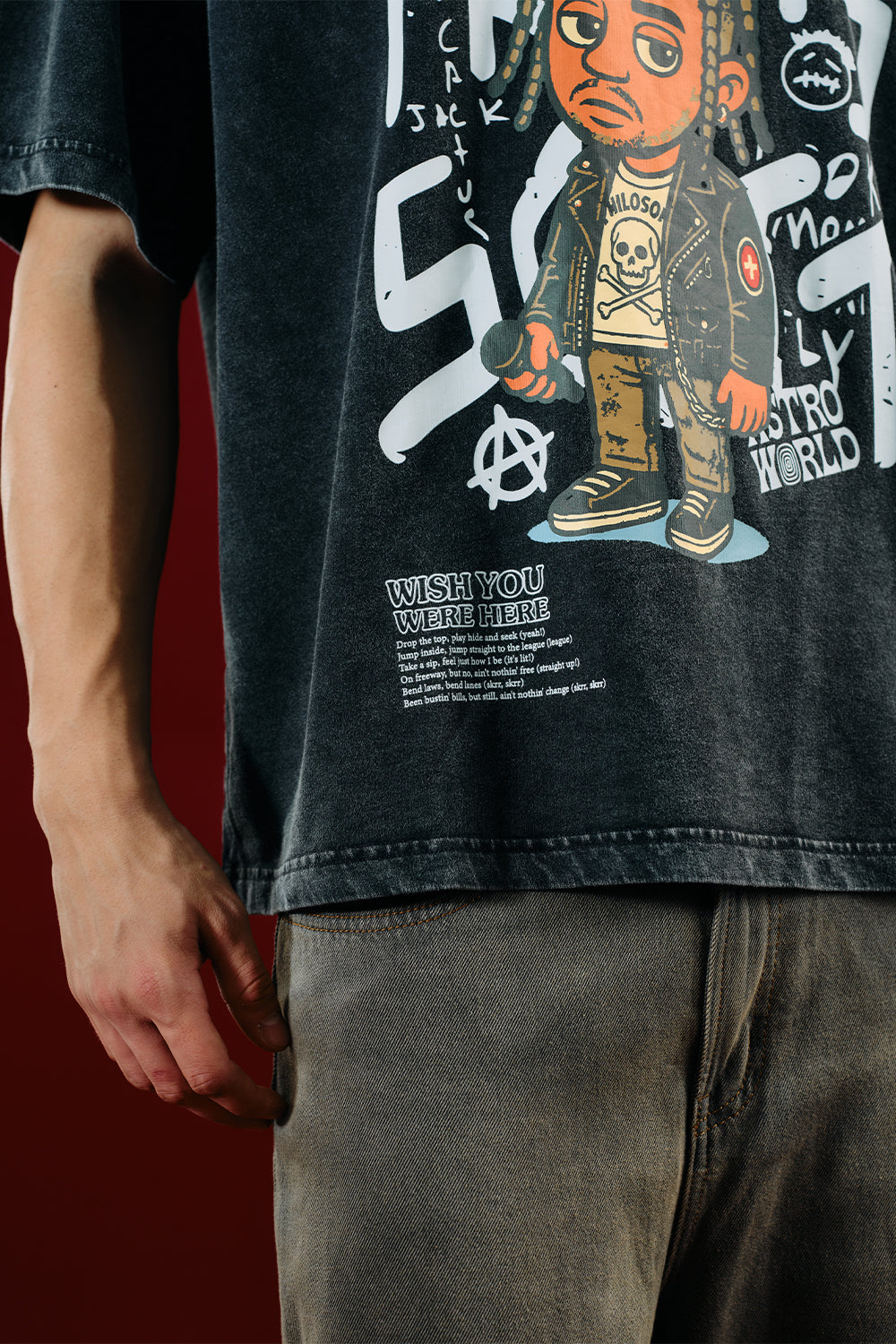 Travis Scott Wish You Were Here Oversized T-shirt