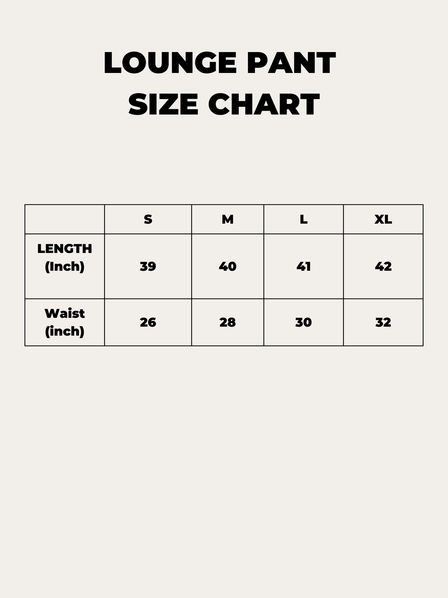 Lounge Pants - Black