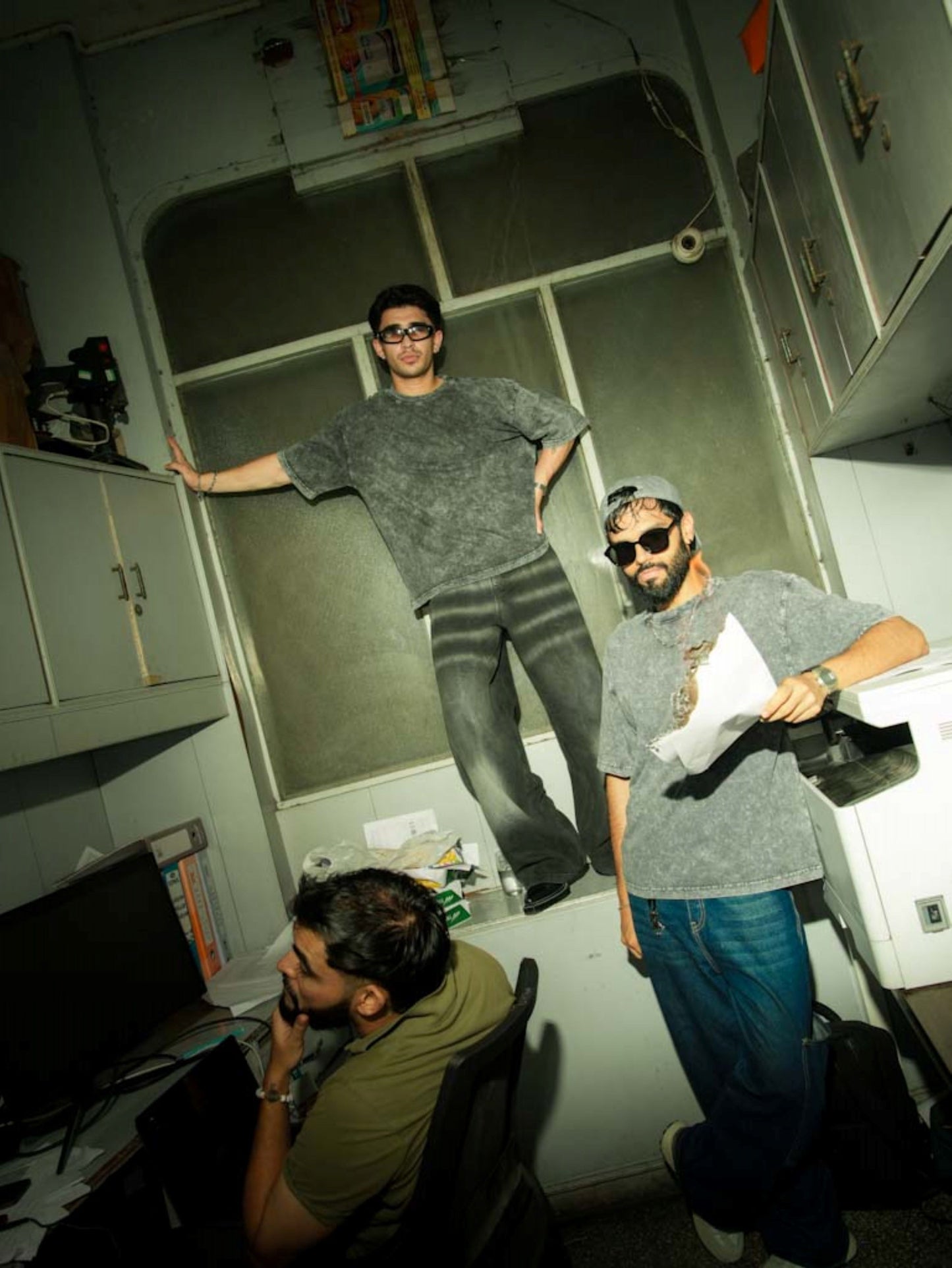 Relaxed Fit Tshirt - Washed Grey