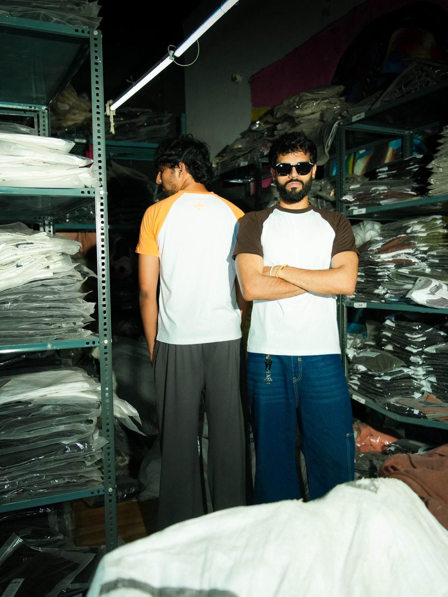 Reverse Raglan Slim Fit T-shirt - Expresso brown