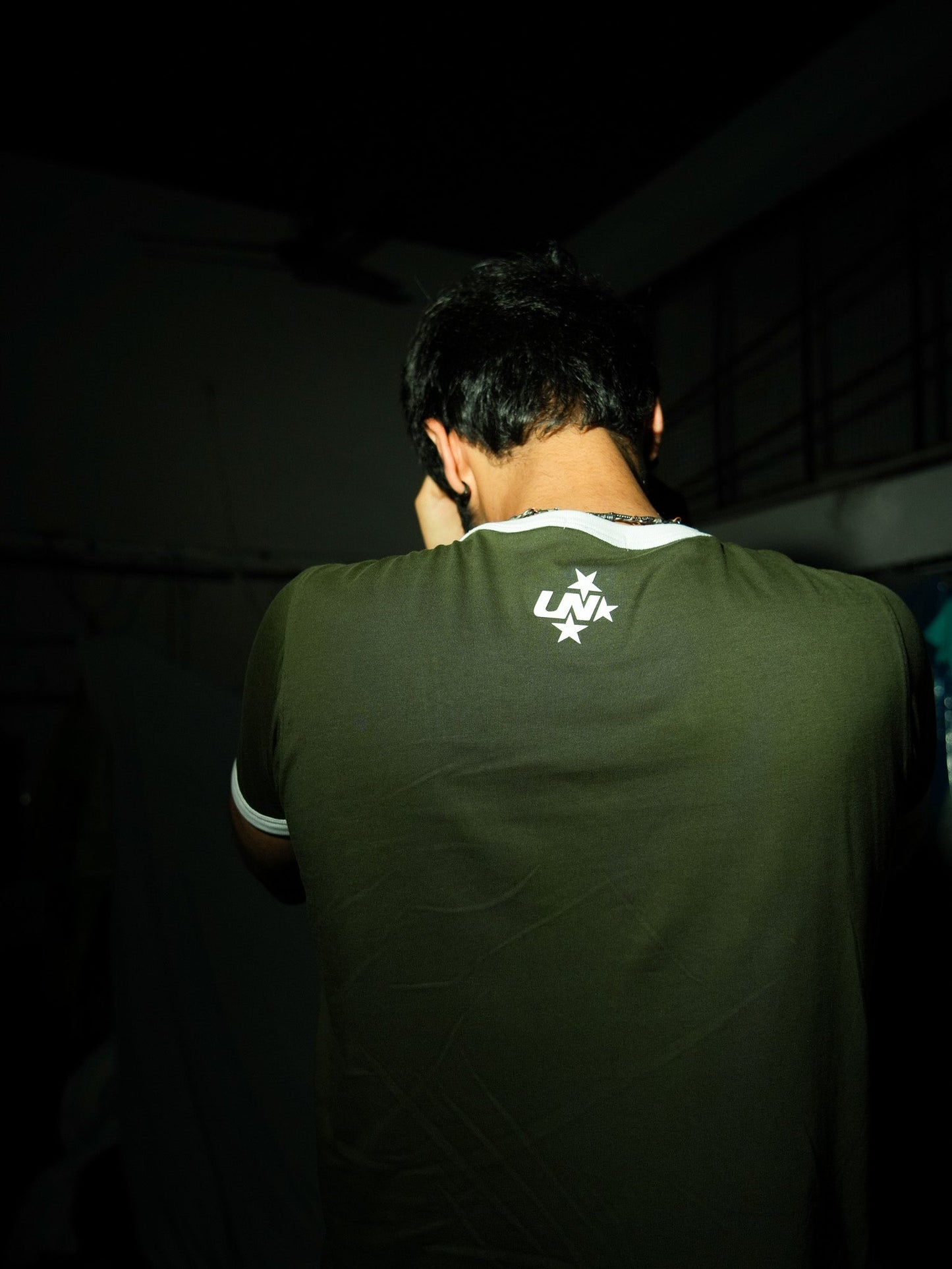 Varsity Slim Fit T-shirt - Olive