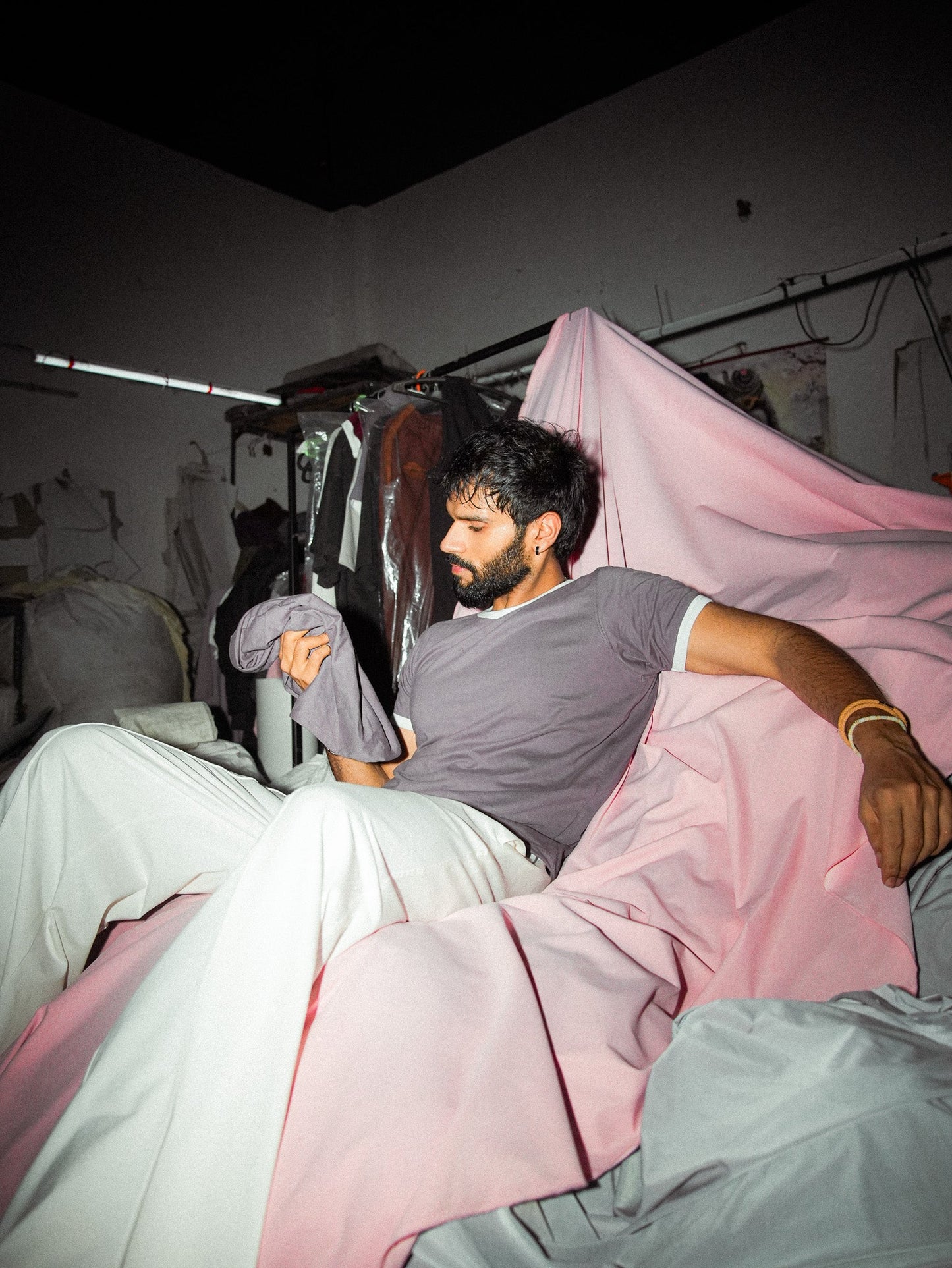 Varsity Slim Fit T-shirt - PLUM