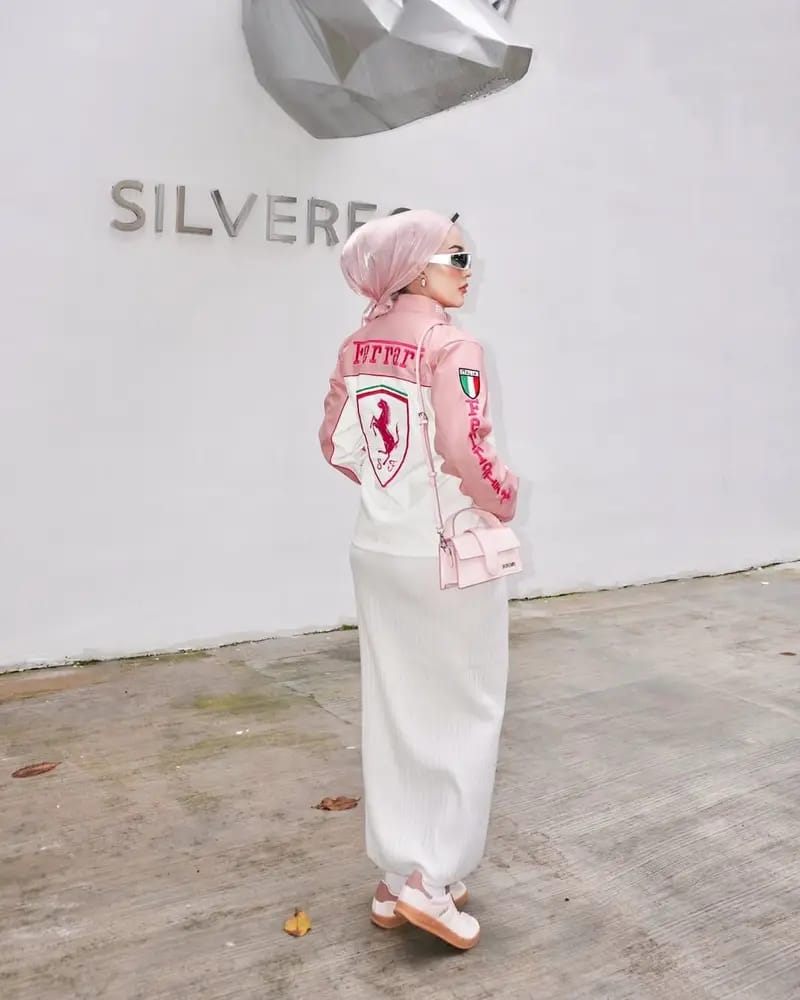 Pink Ferrari Leather Jacket – Luxe Motorsport Streetwear | Mercy Wear - Prime Fitz