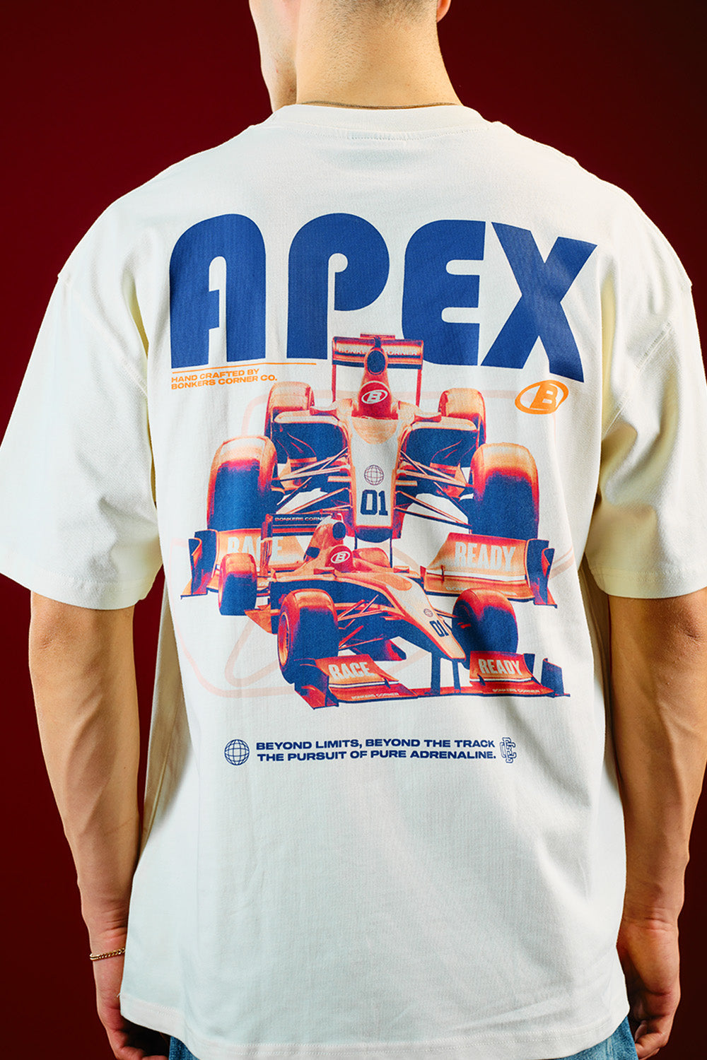 White Apex Beyond Oversized T-shirt