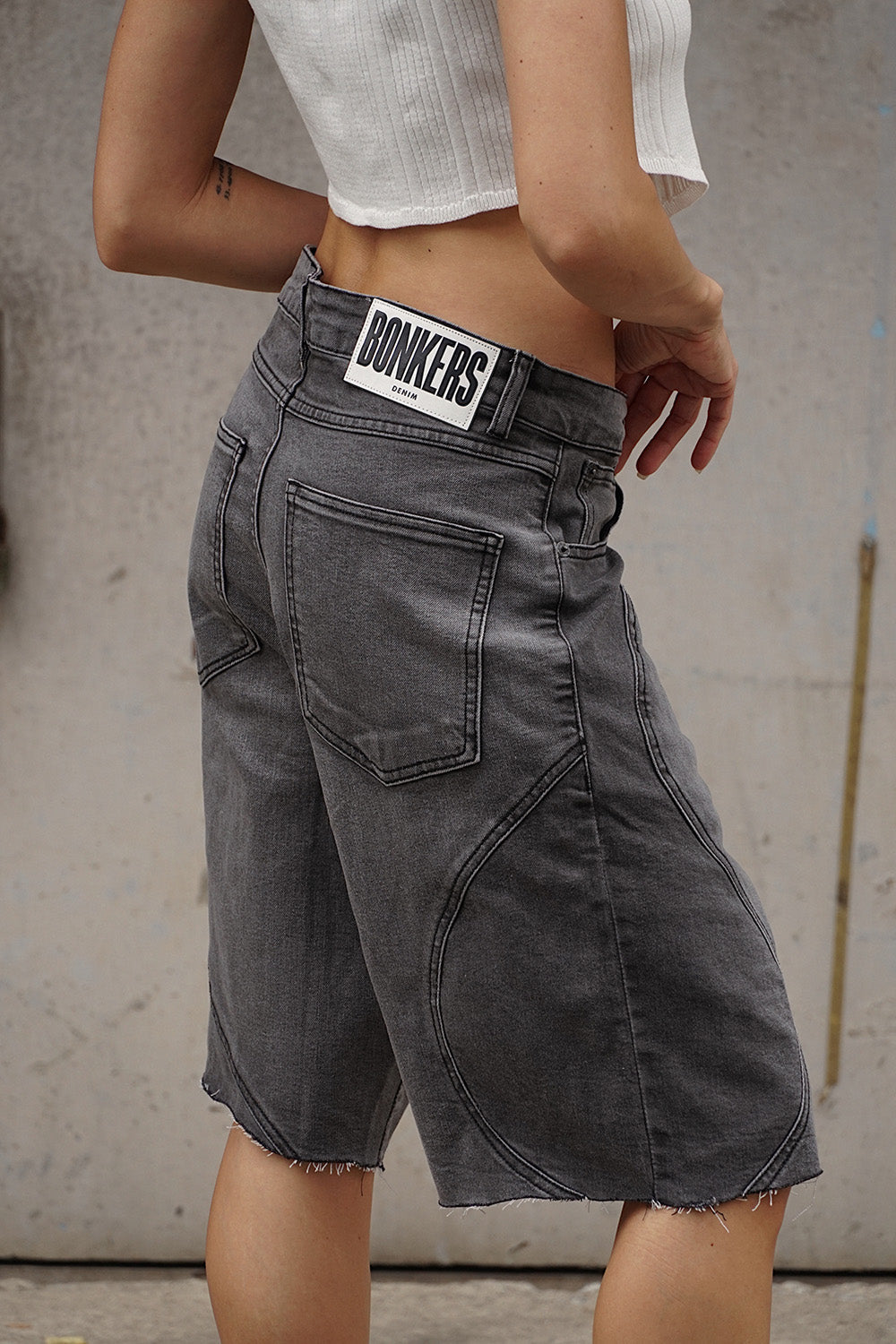 Vintage Black Jack Denim Bermuda Shorts