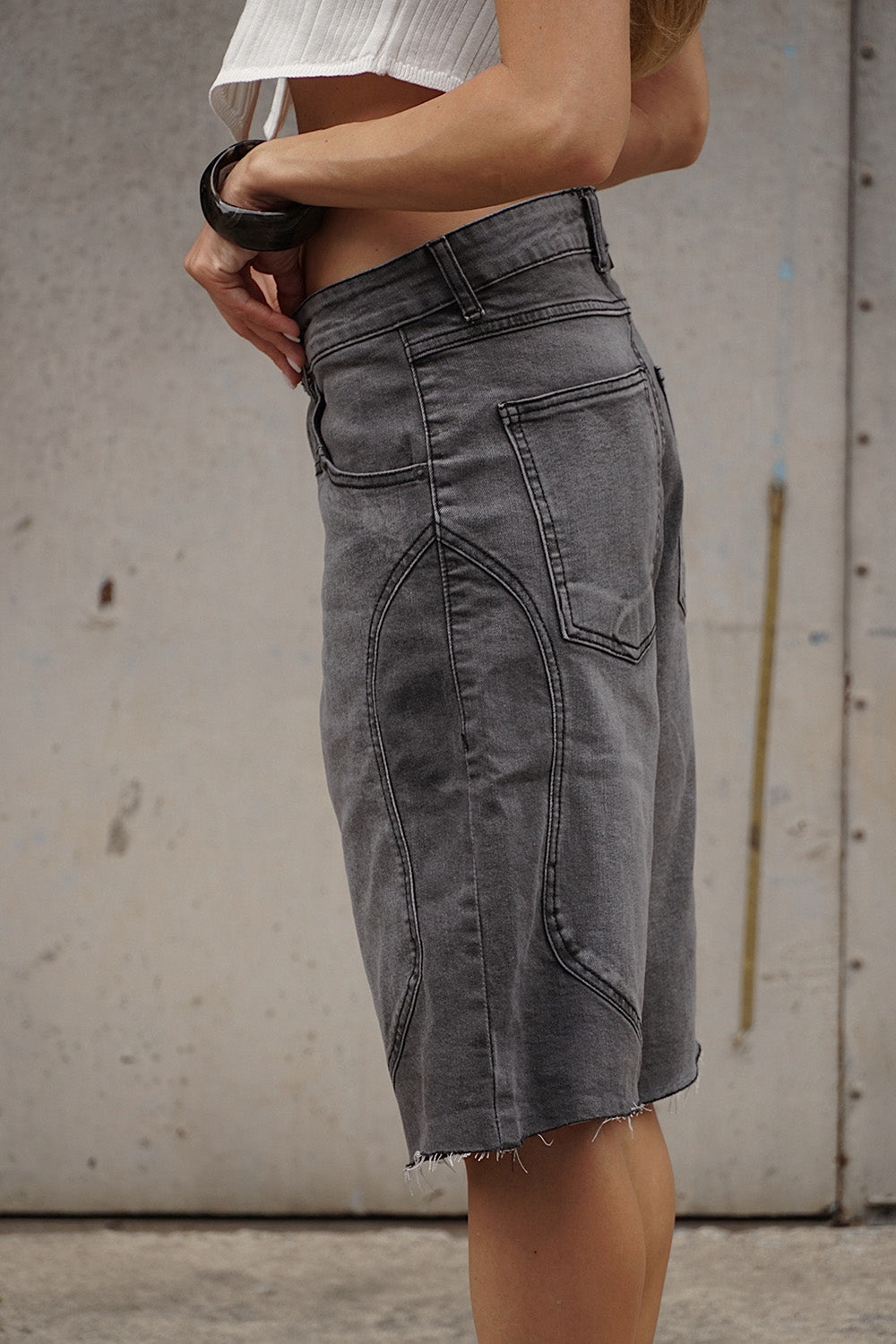 Vintage Black Jack Denim Bermuda Shorts