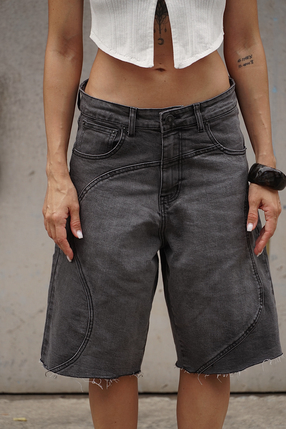 Vintage Black Jack Denim Bermuda Shorts