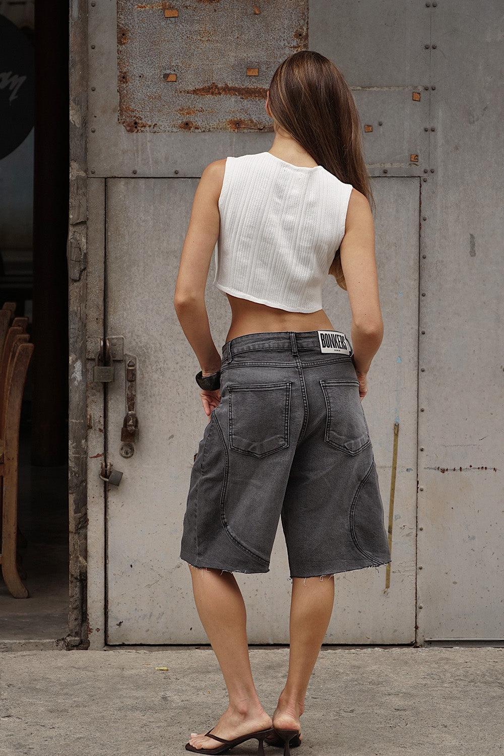 Vintage Black Jack Denim Bermuda Shorts