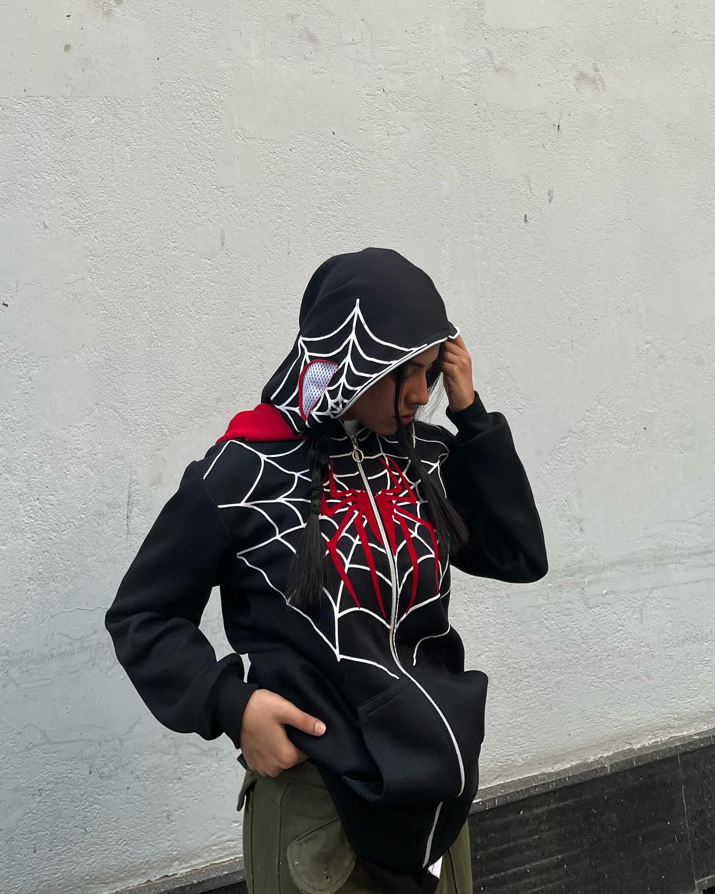 SPIDERMAN HOODIE FULL ZIP UP AT MERCY WEAR - Prime Fitz