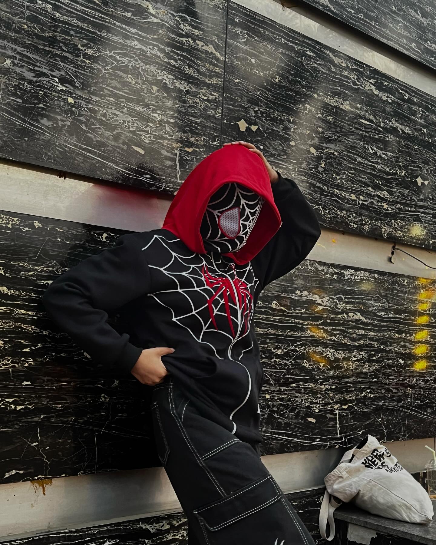 SPIDERMAN HOODIE FULL ZIP UP AT MERCY WEAR - Prime Fitz