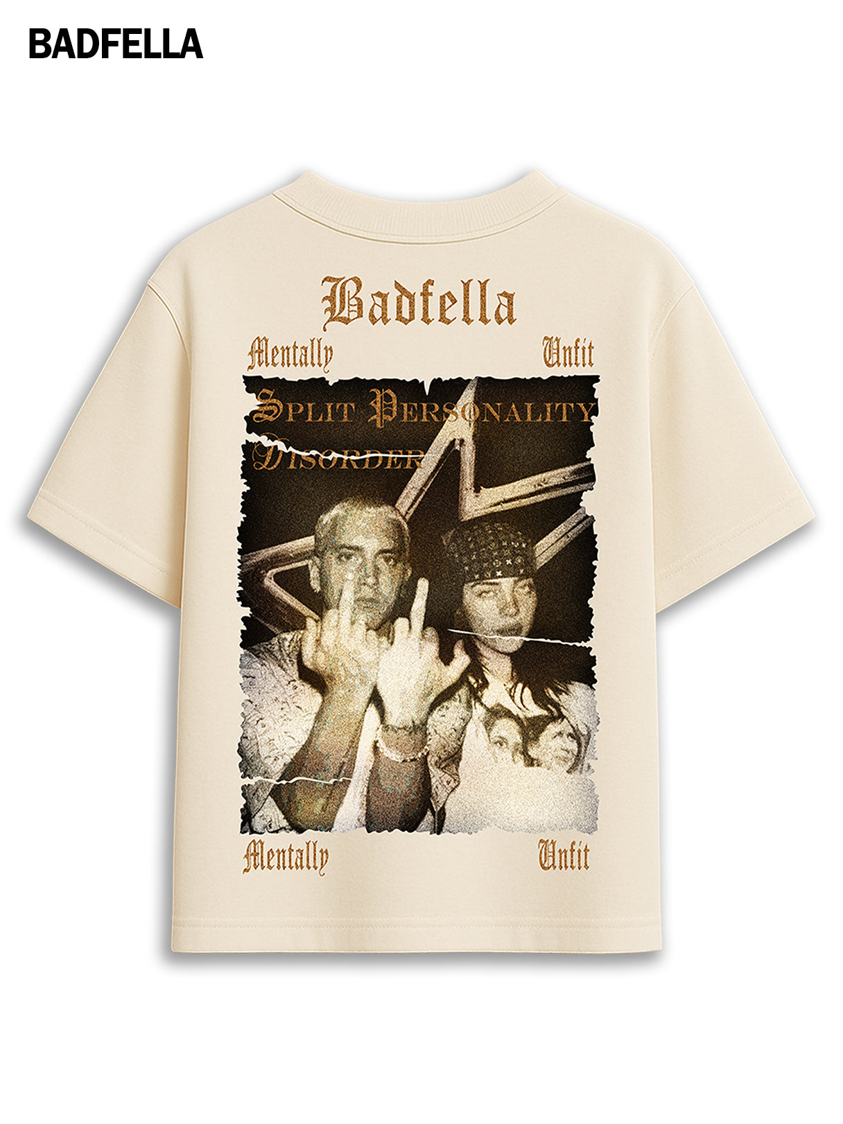 Mentally Unfit, Split Personality (Eminem X Billie Eilish) Tee - Prime Fitz