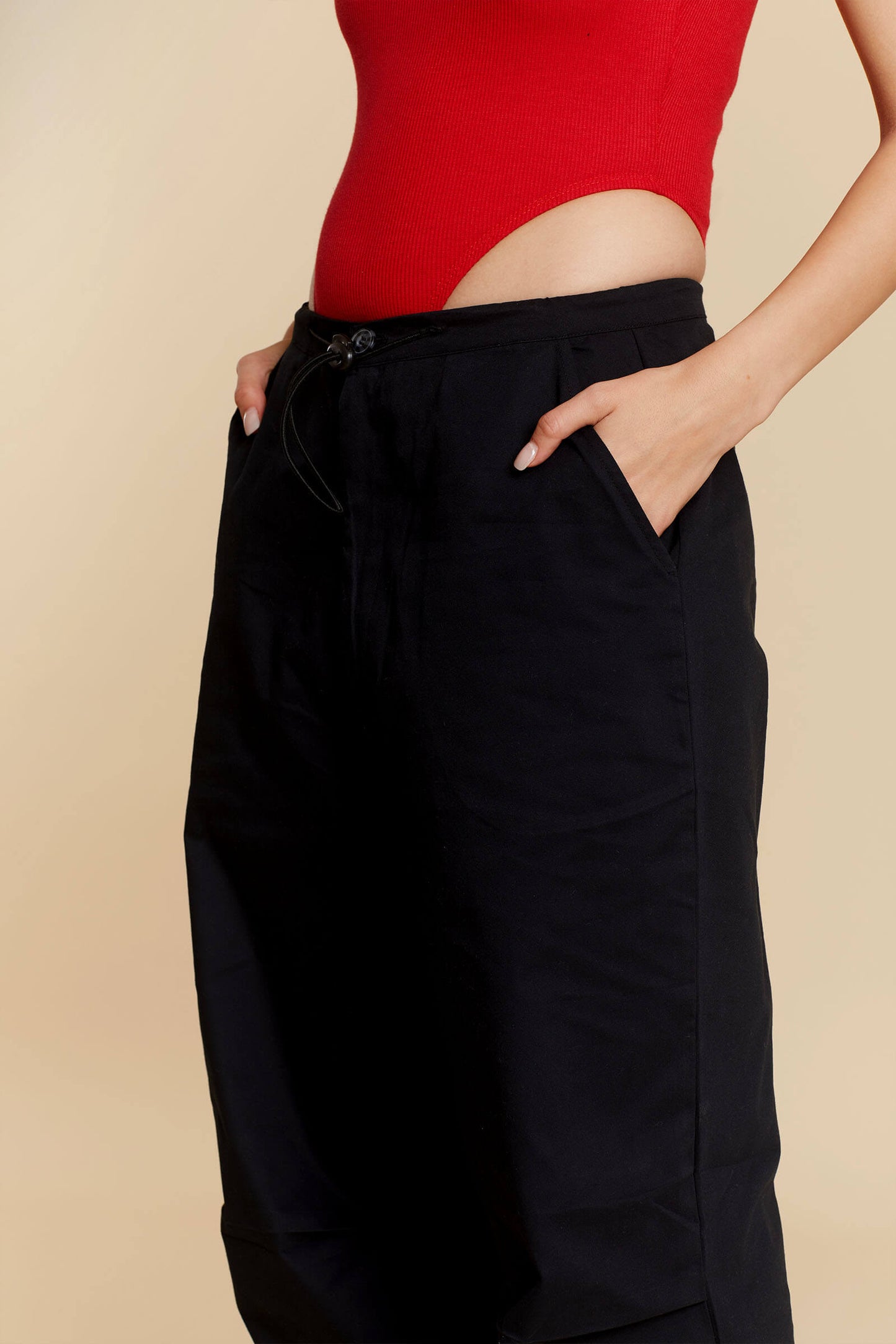 Black Parachute Pants