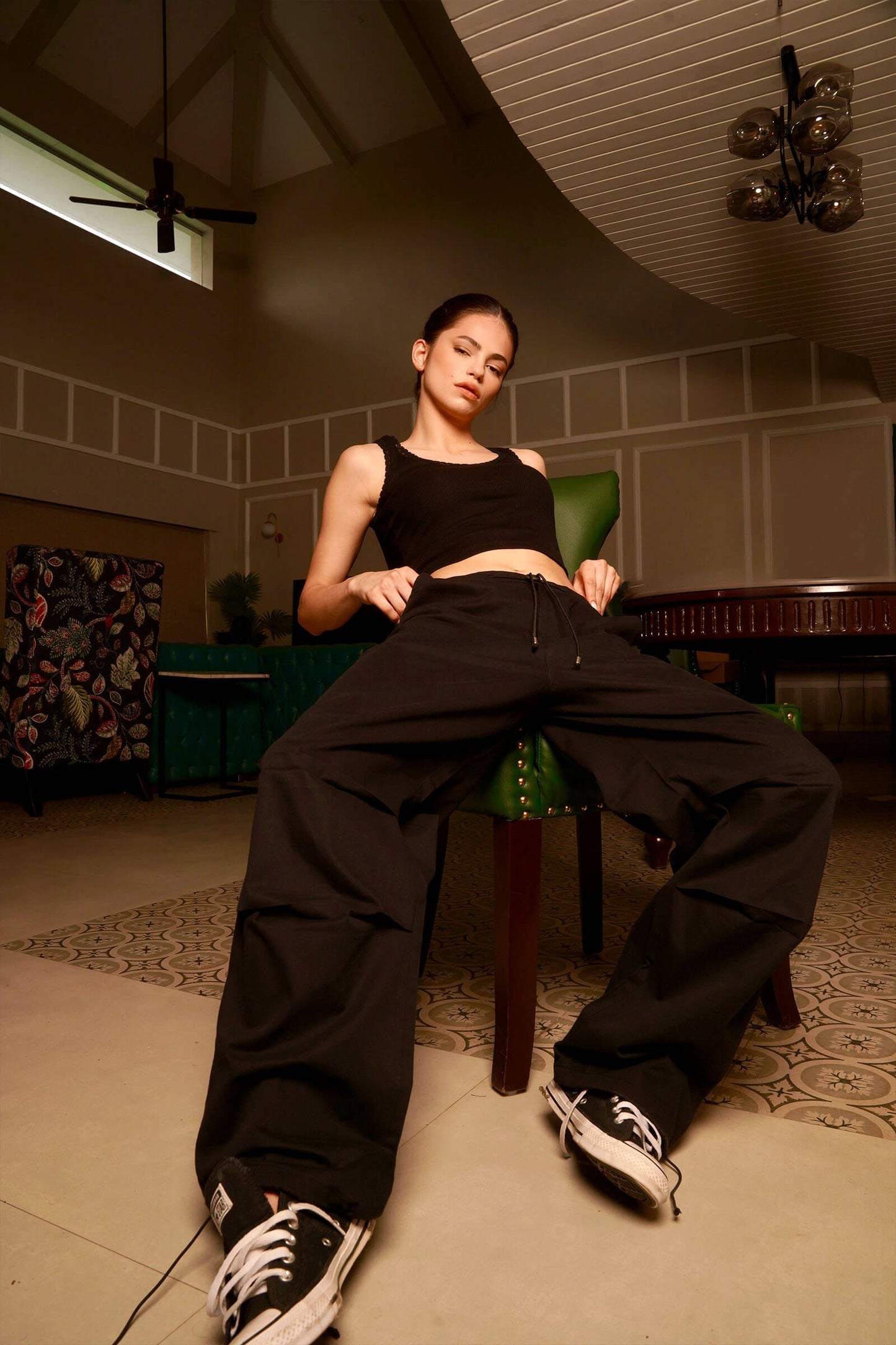 Black Parachute Pants