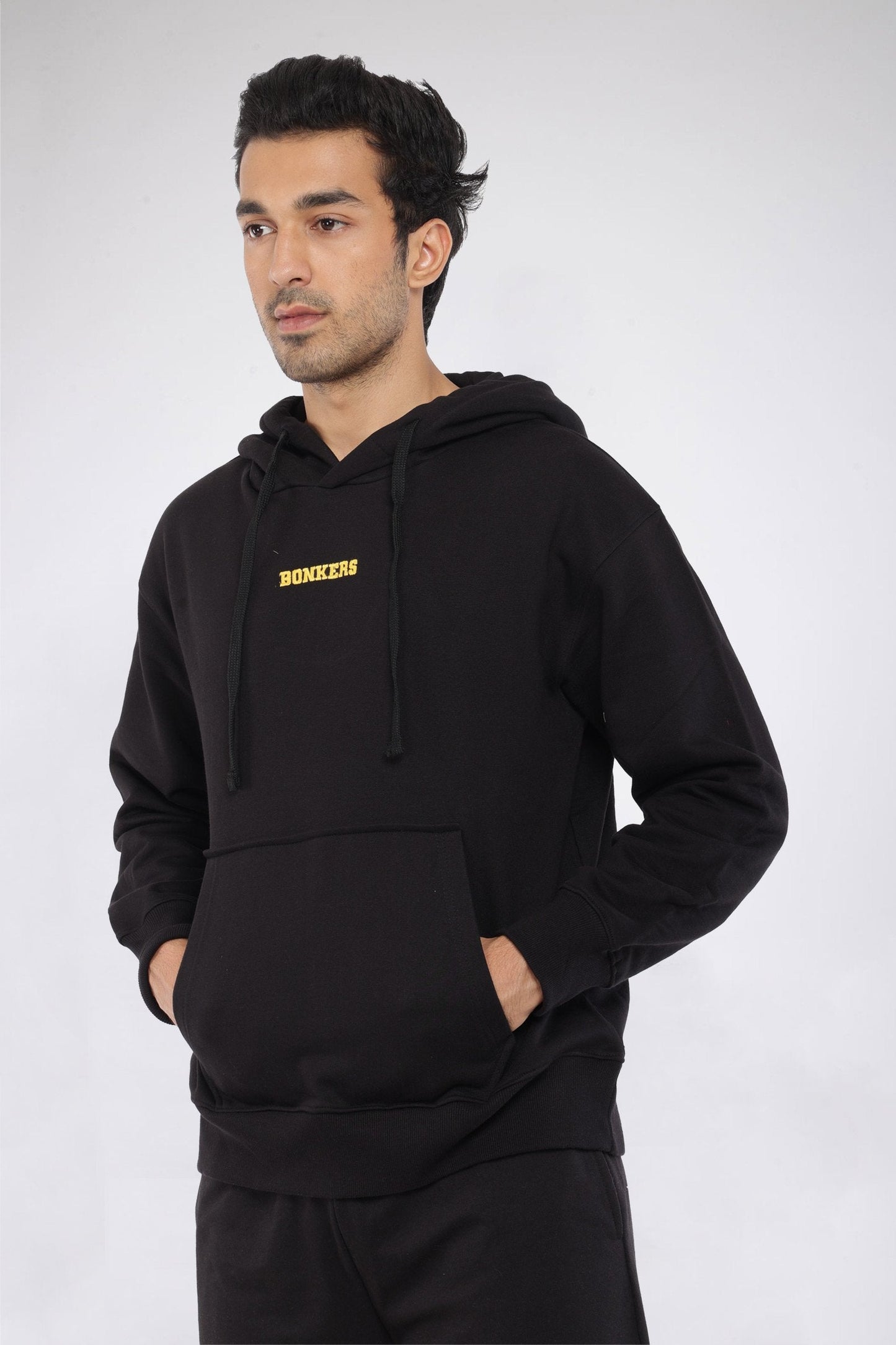 Black Signature Oversized Heavyweight Hoodie (Fleece) - Prime Fitz