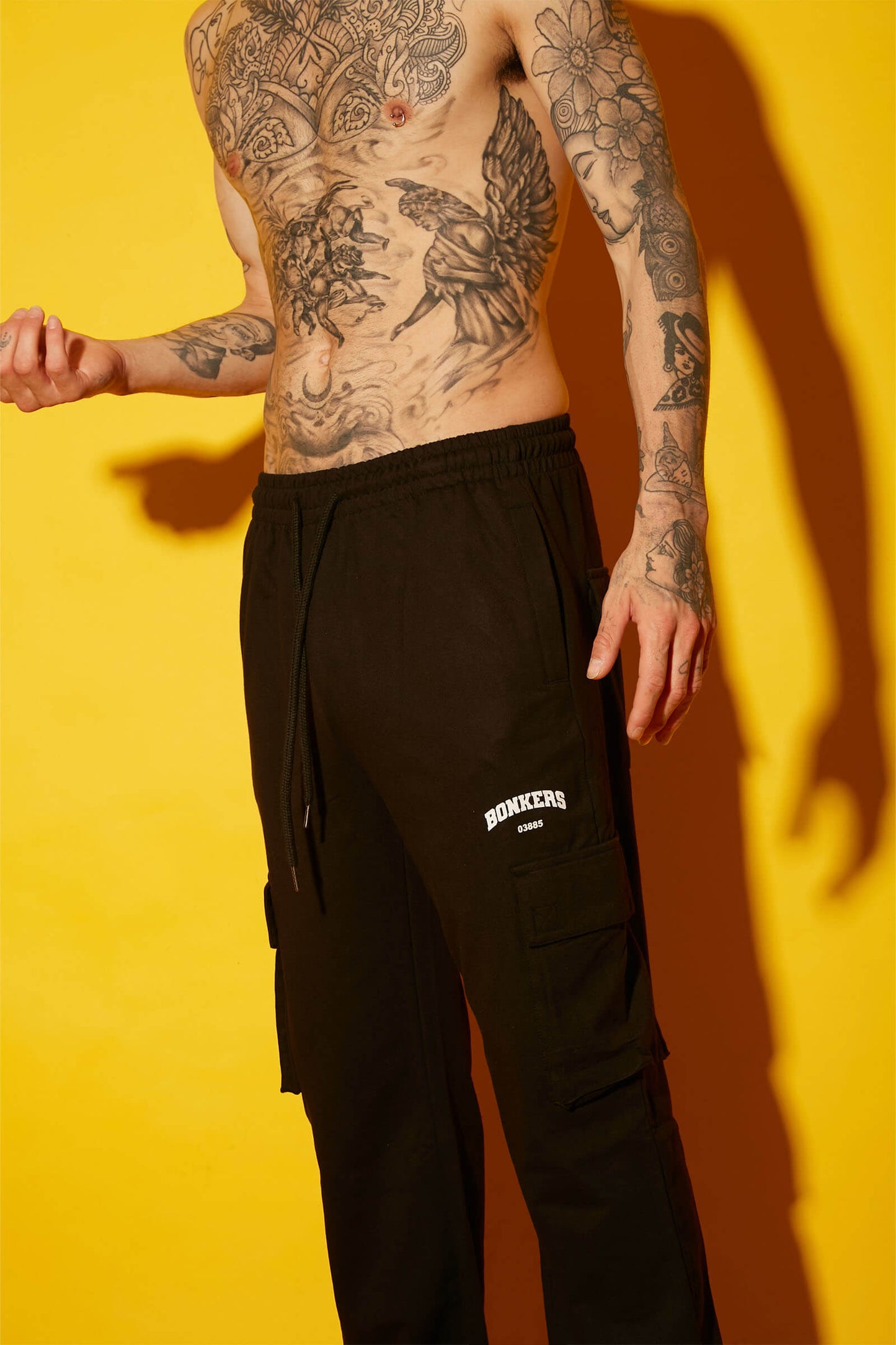 Black Utility Straight Fit Pant - Prime Fitz