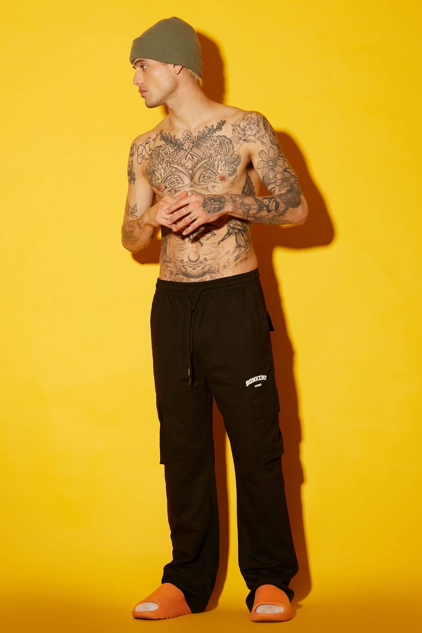 Black Utility Straight Fit Pant - Prime Fitz