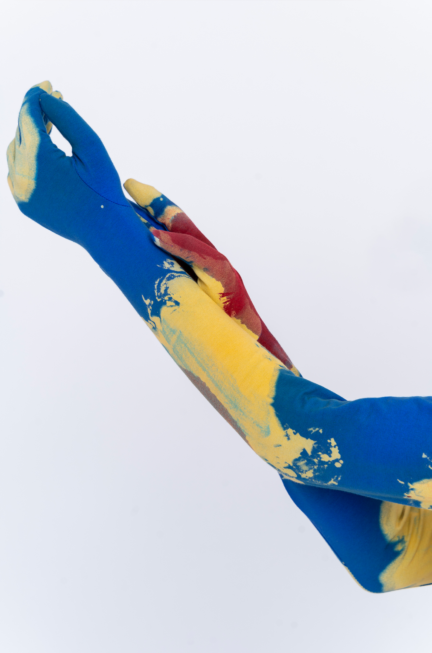 Huemn Blood Washed Crop Top 2.0 (Blue)