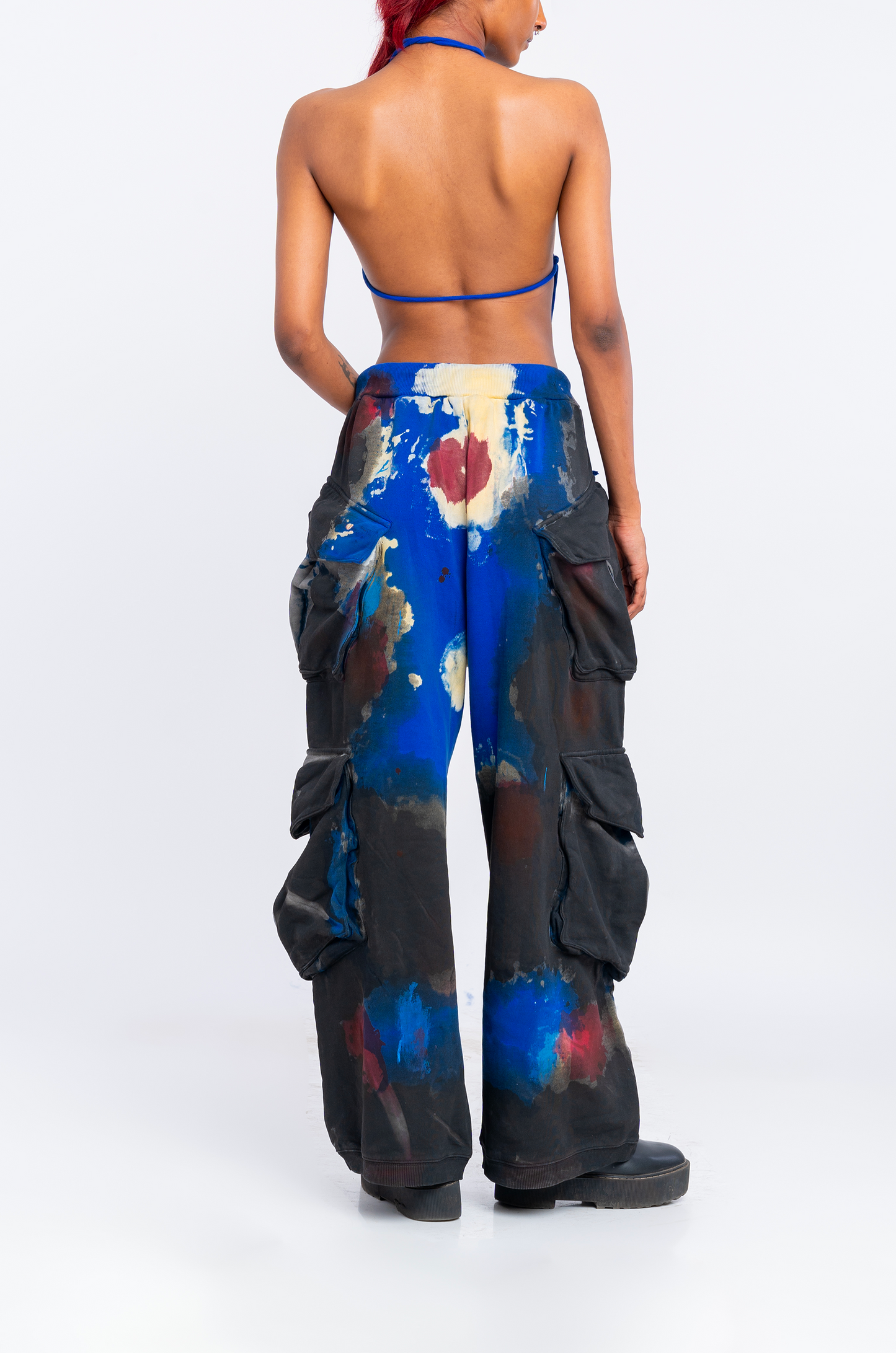 Huemn Blood Flap Pocket Sweatpant (Blue)