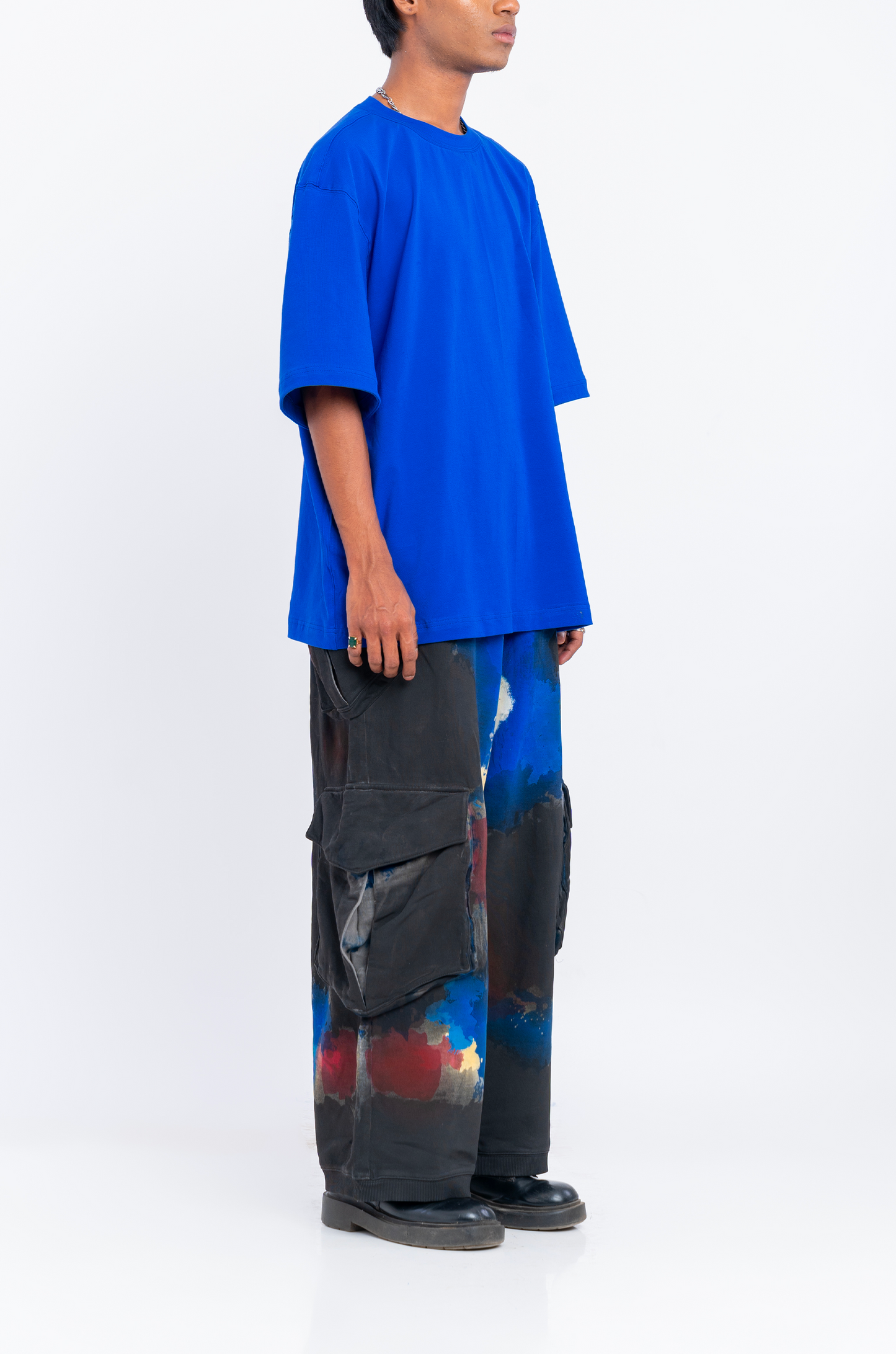 Huemn Evolution Gorilla Insignia T-Shirt (Blue)