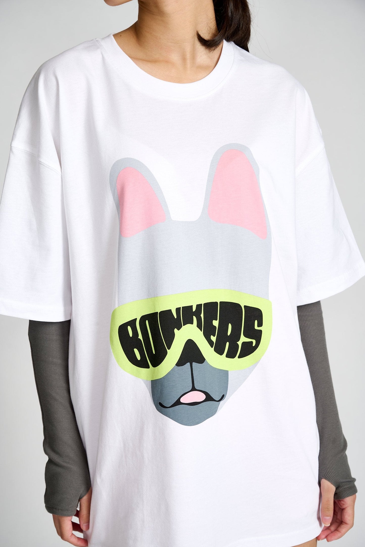 Bonkers Bulldog Oversized T-shirt